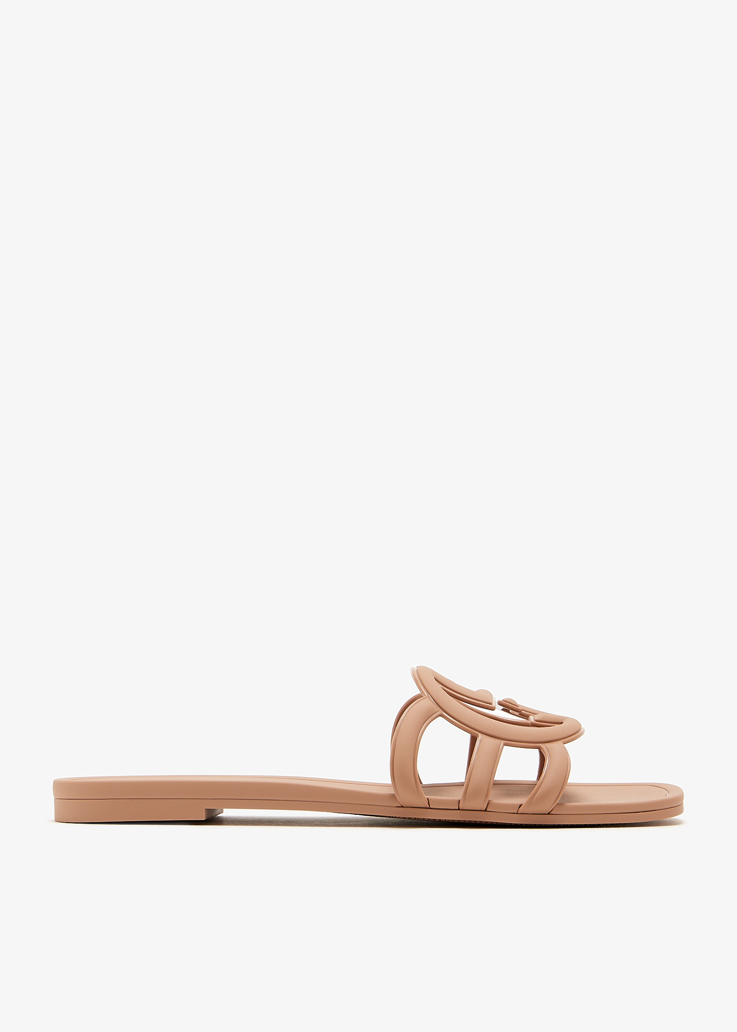 

Interlocking G slides, Beige