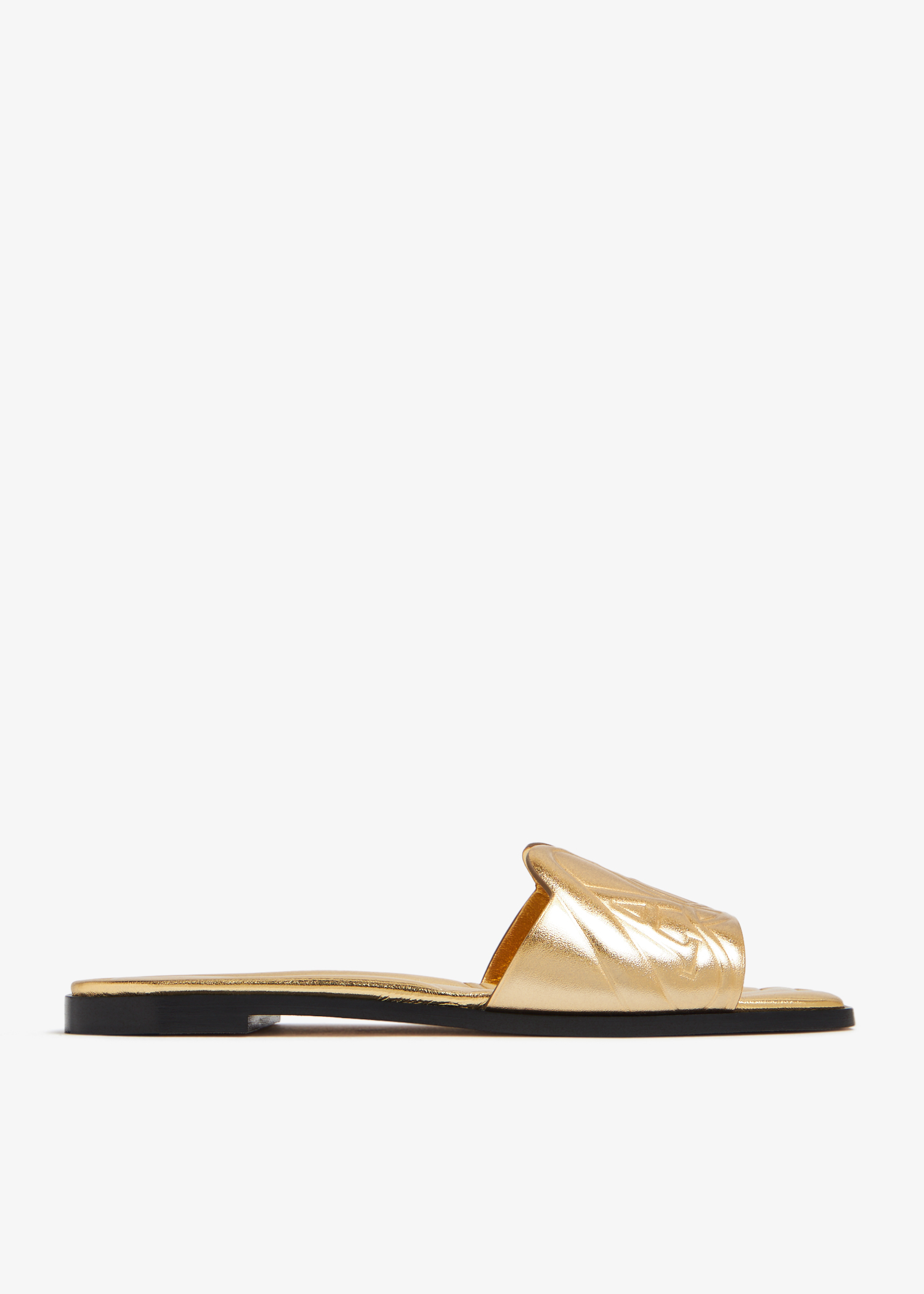 

Leather sandals, Gold