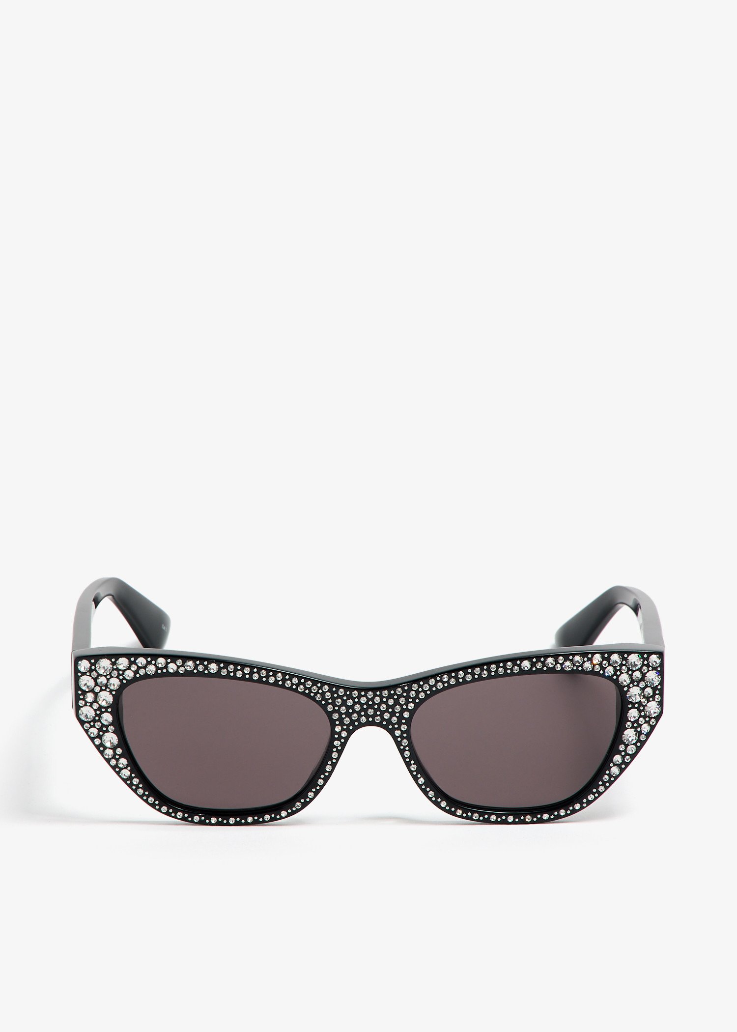 

Pavé jewelled sunglasses, Black