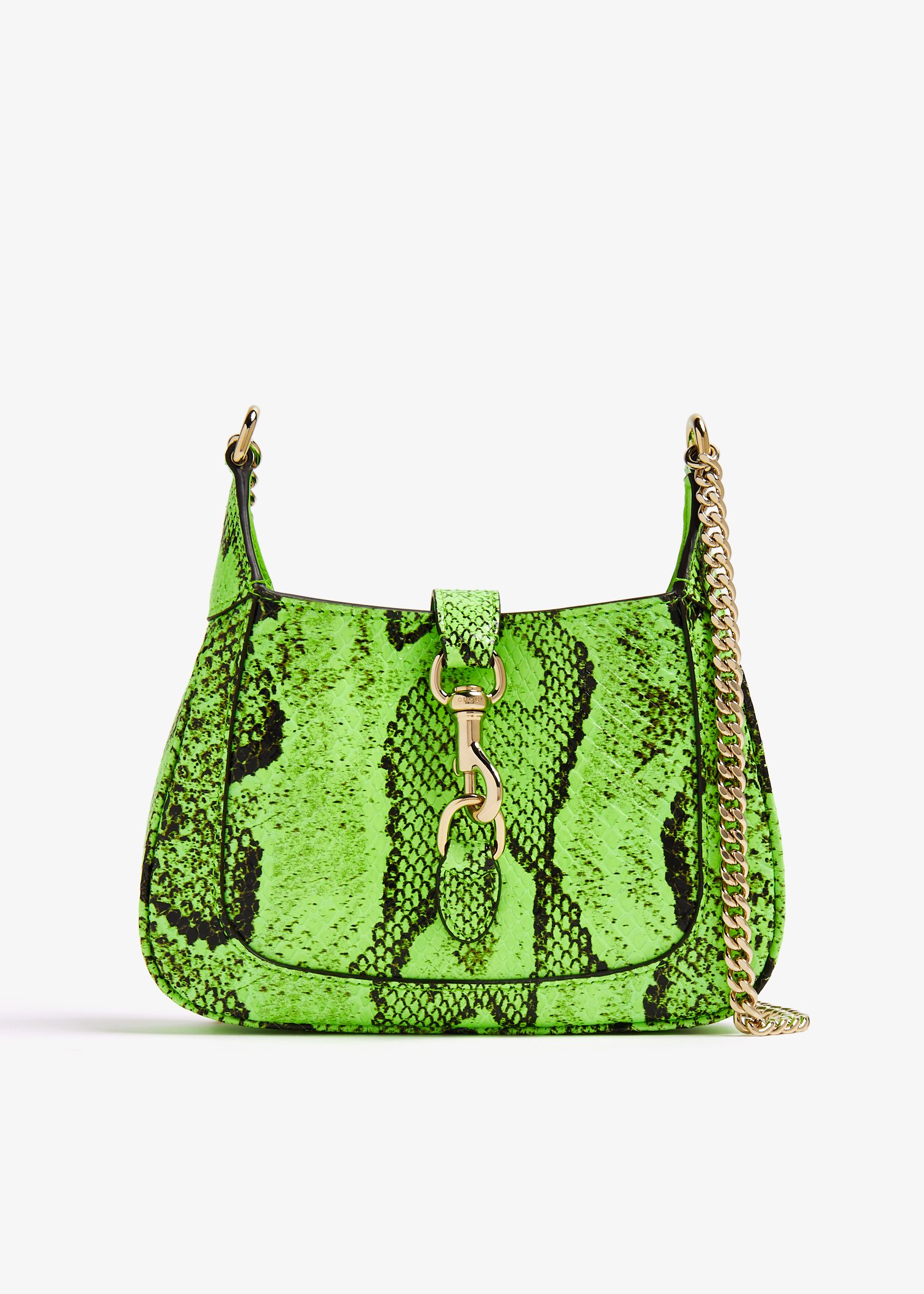 

Jackie Notte python mini bag, Green