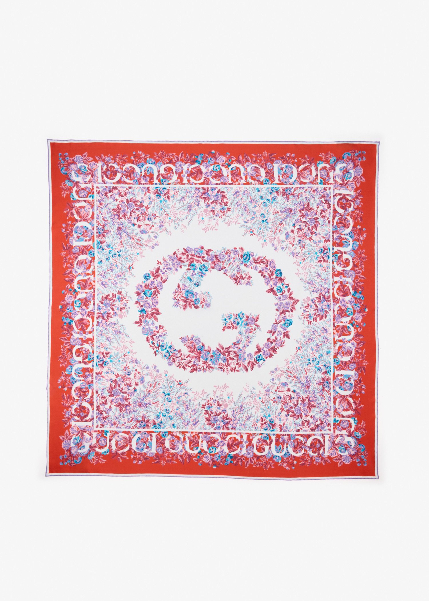 

Printed silk twill carré