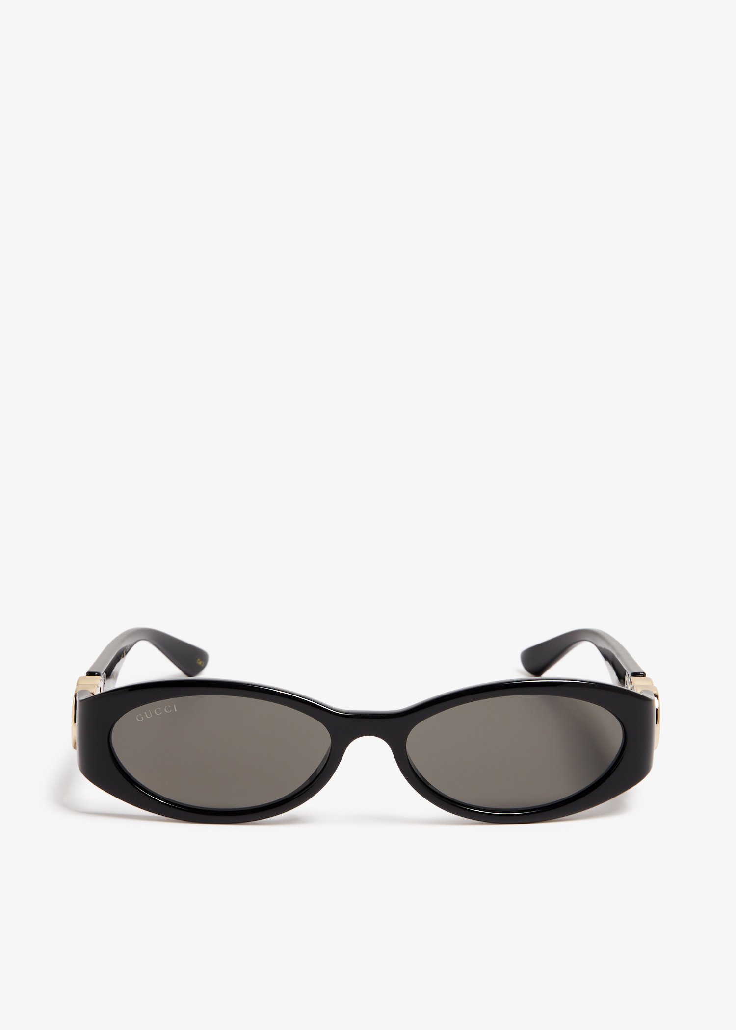 

Oval-shaped sunglasses, Black