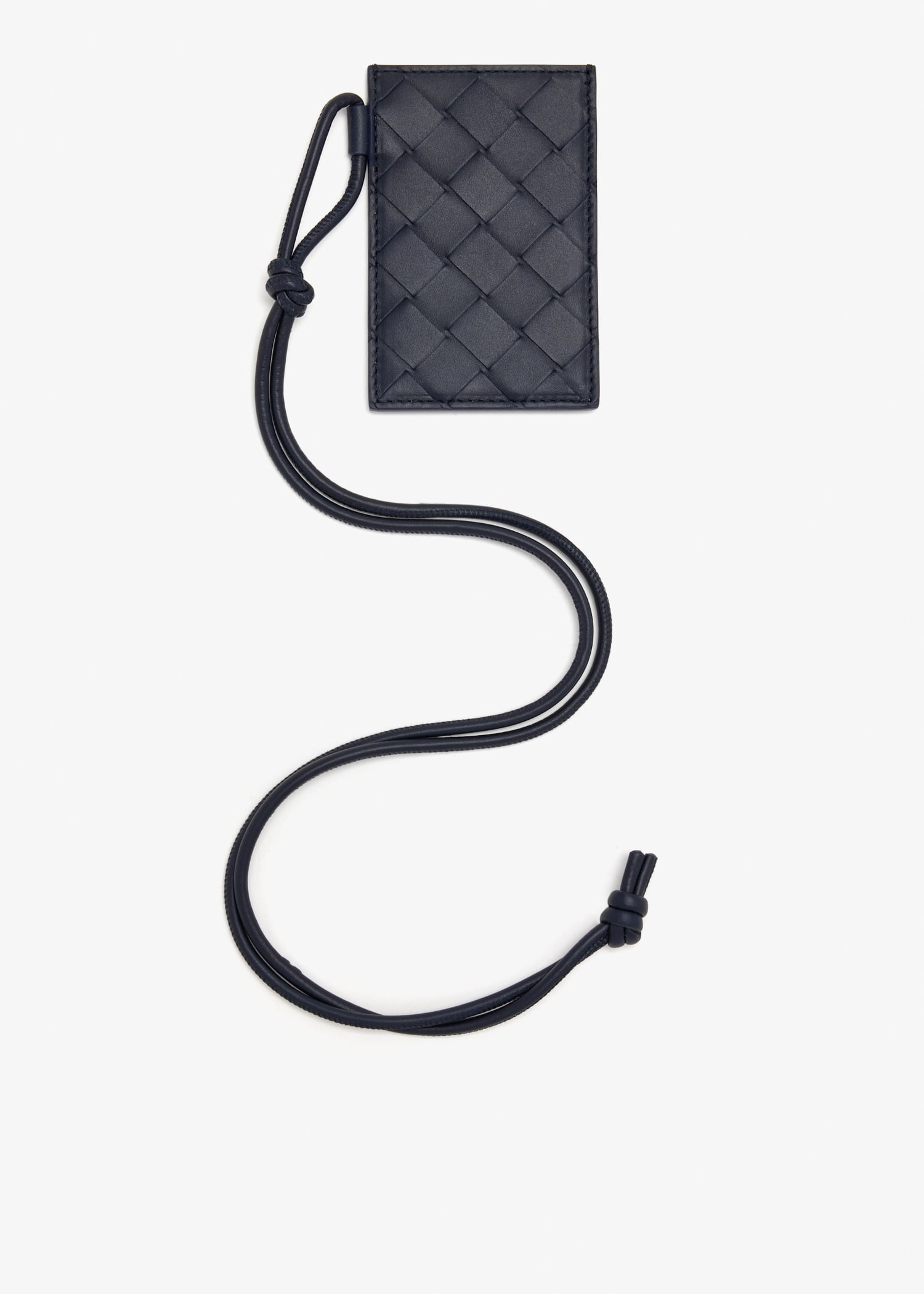 

Intrecciato Piccolo badge holder, Black