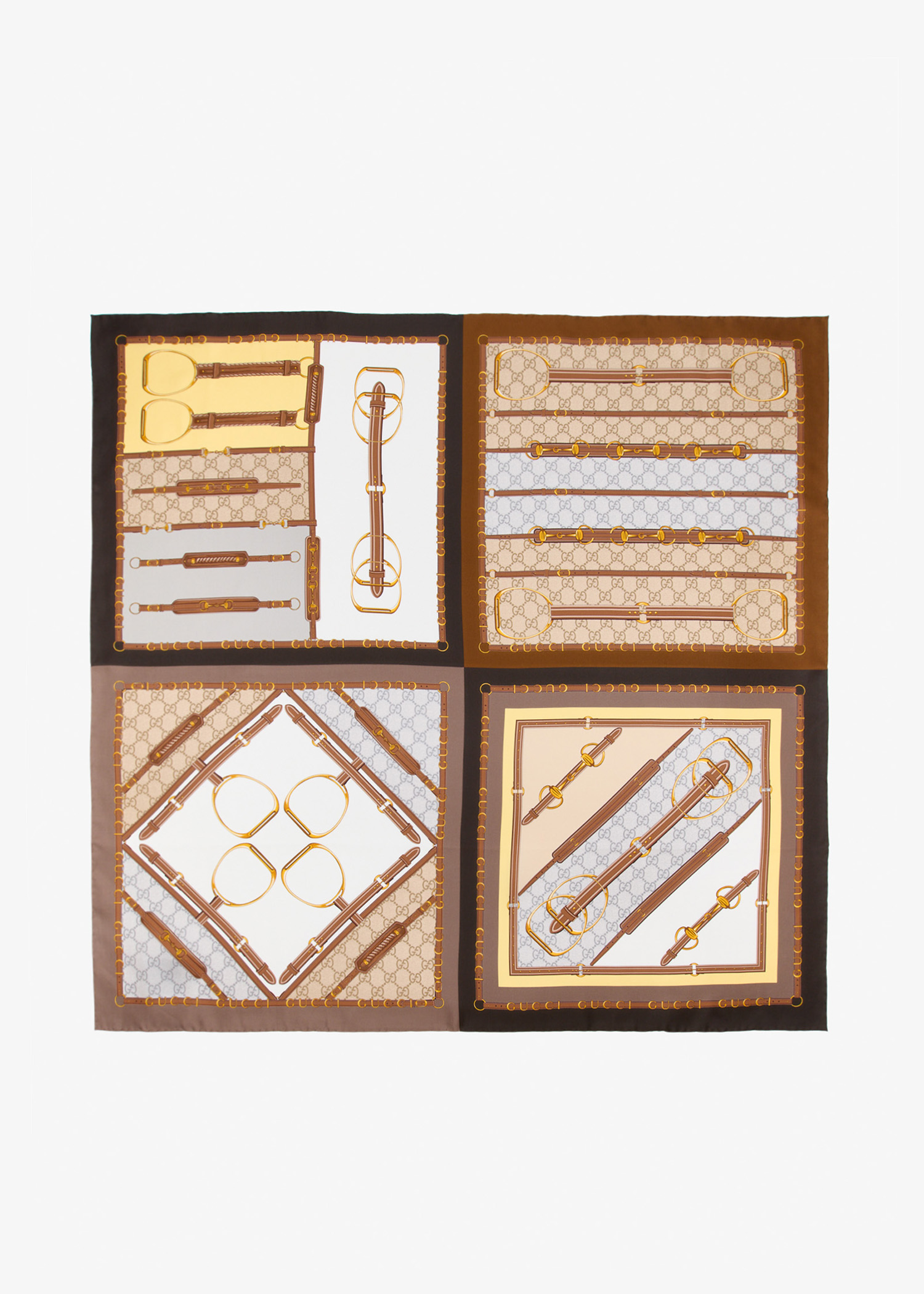 

Printed silk twill carré