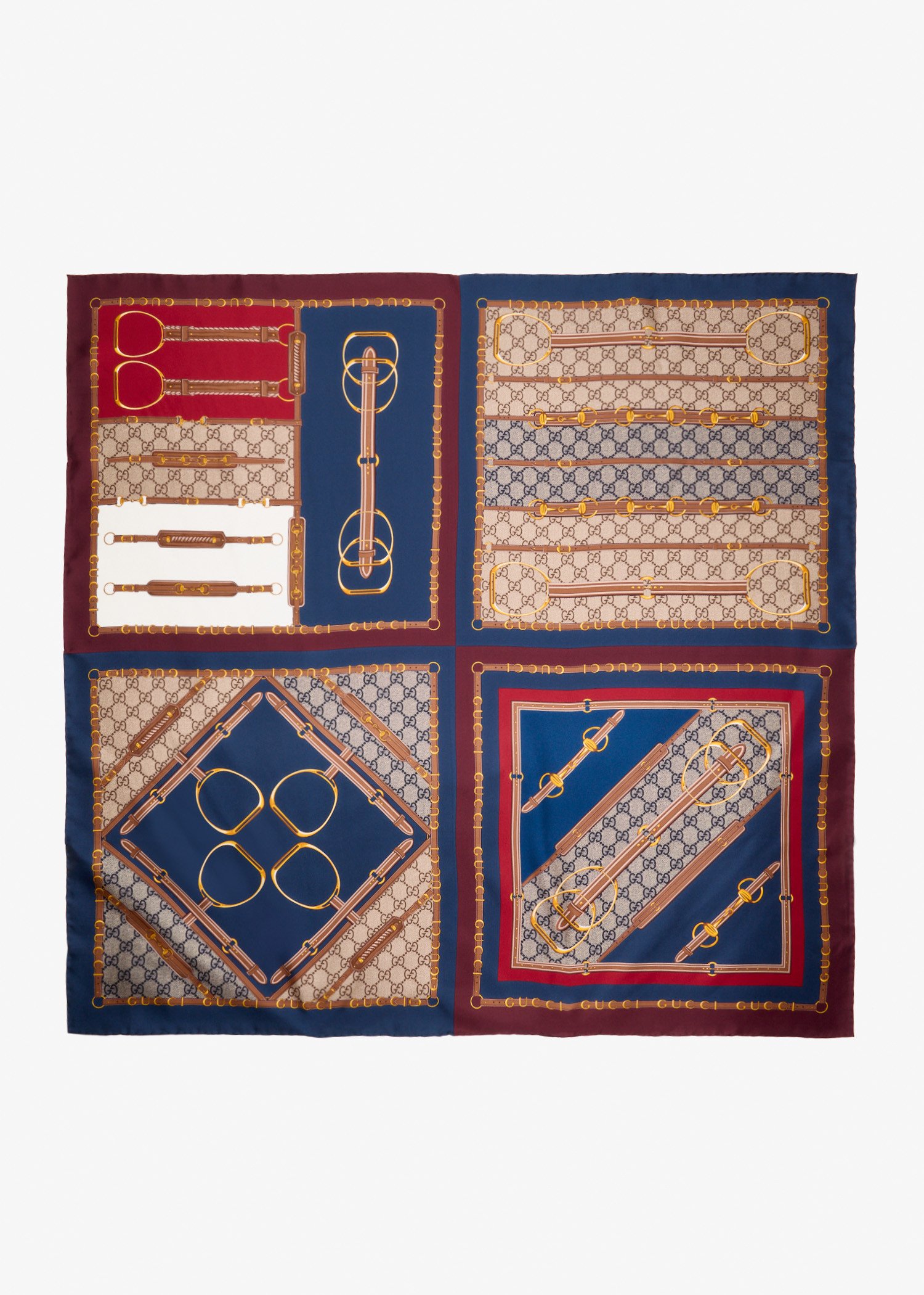 

Printed silk twill carré