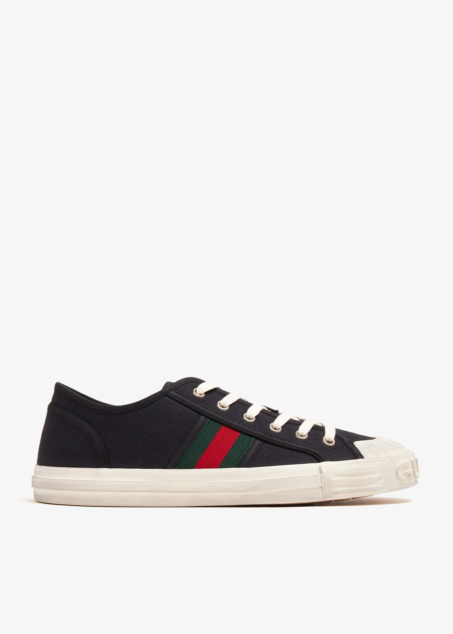 

Web canvas sneakers, Black