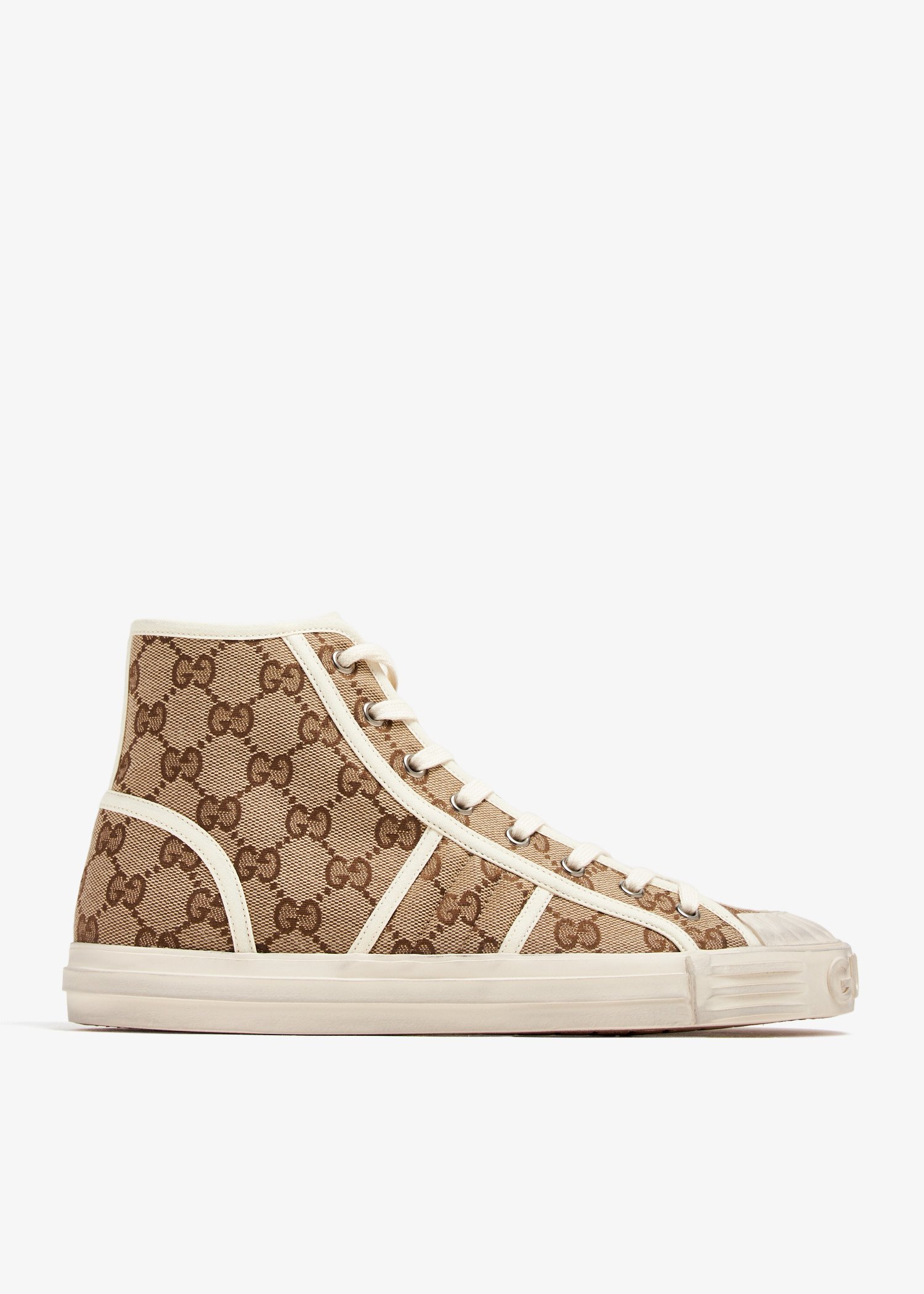 

GG high-top sneakers, Beige