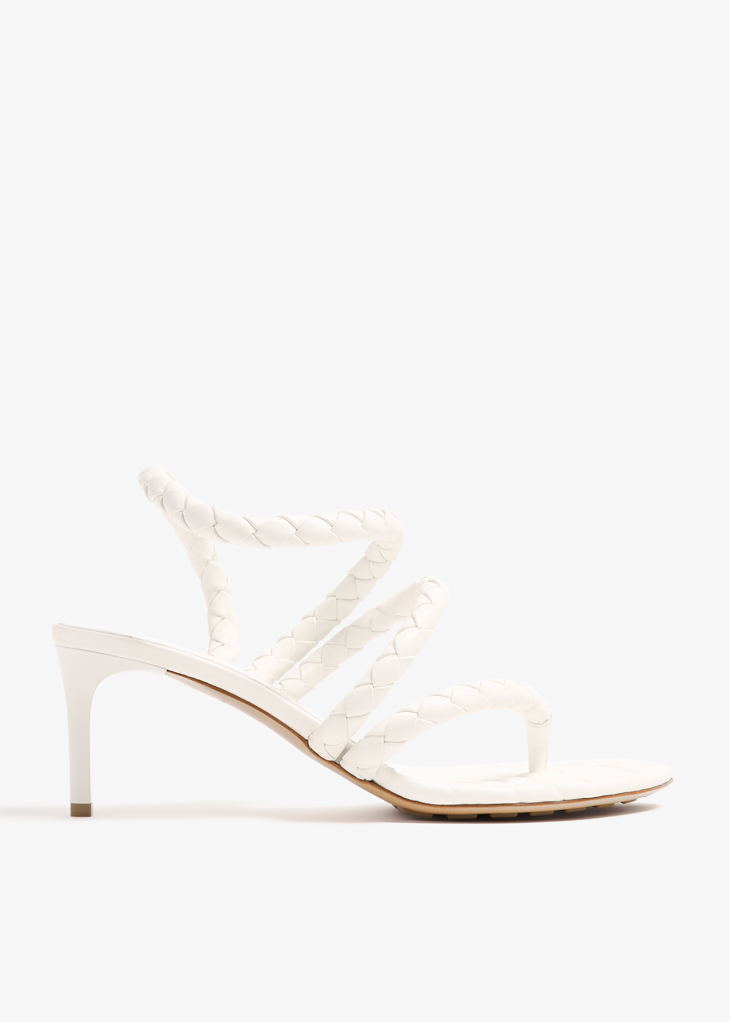 

Leaf sandals, White