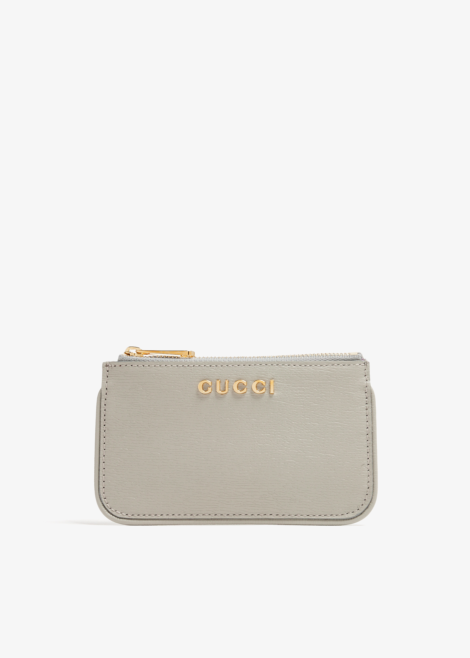 

Gucci Script key case, Grey