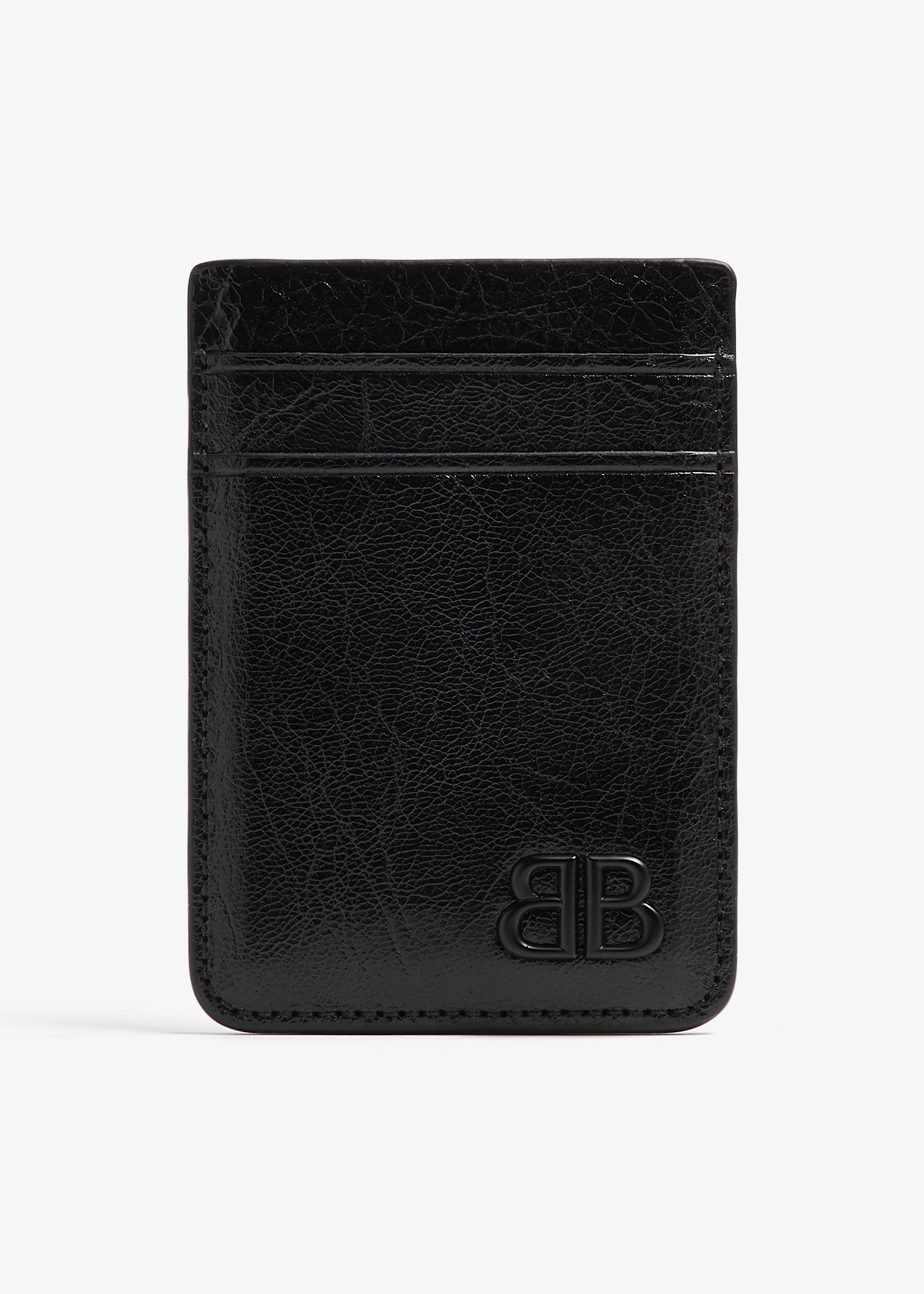 

Monaco magnetic card holder, Black