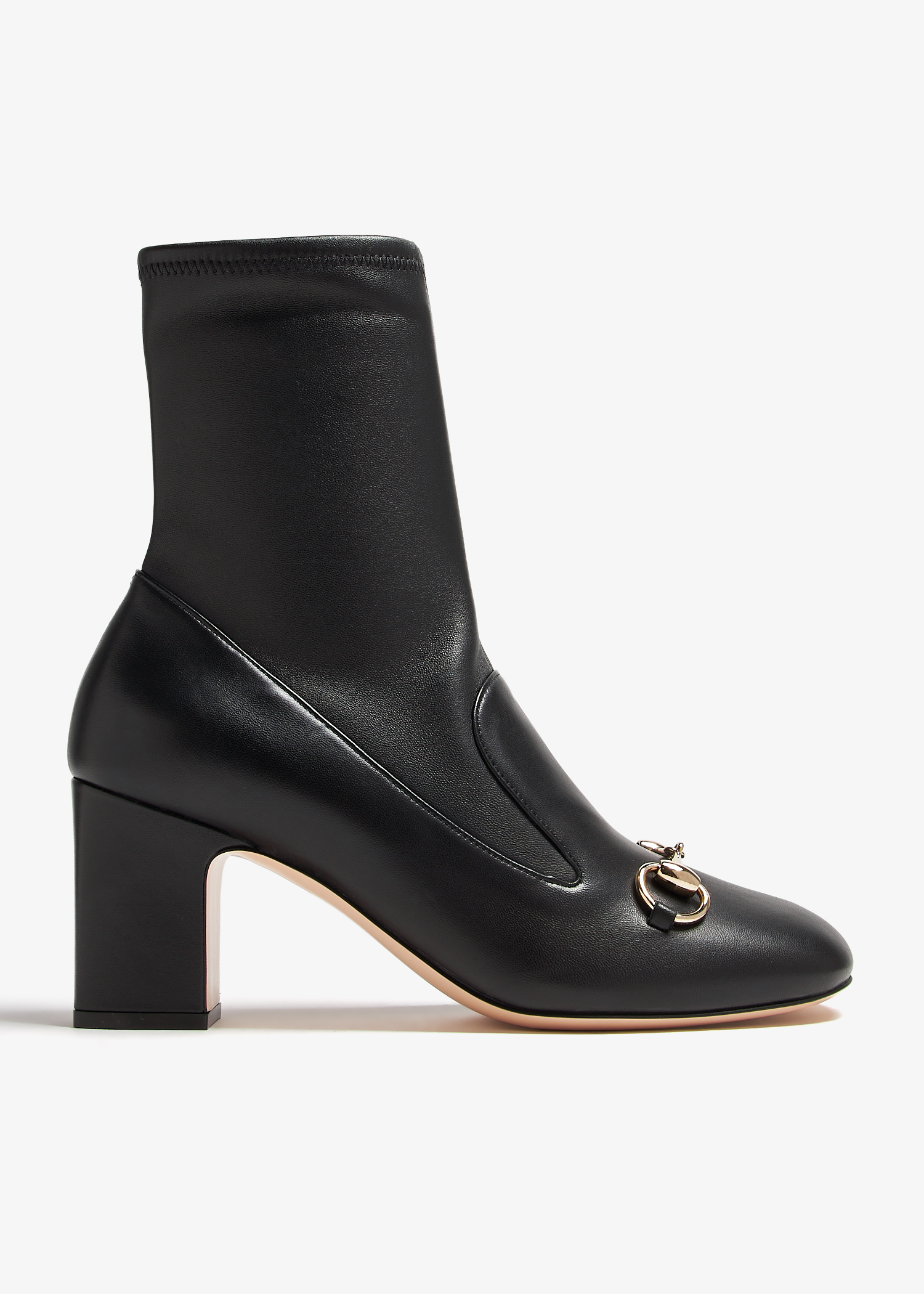 

Horsebit booties, Black