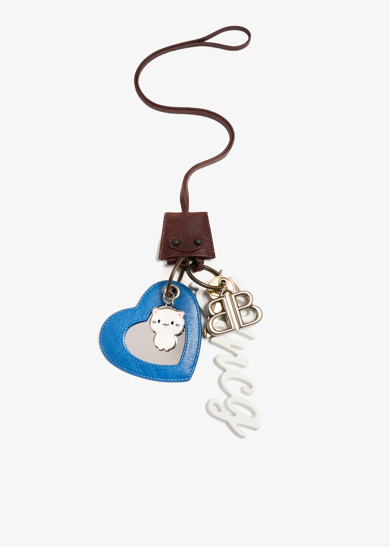 

Le City Heart charm, Brown