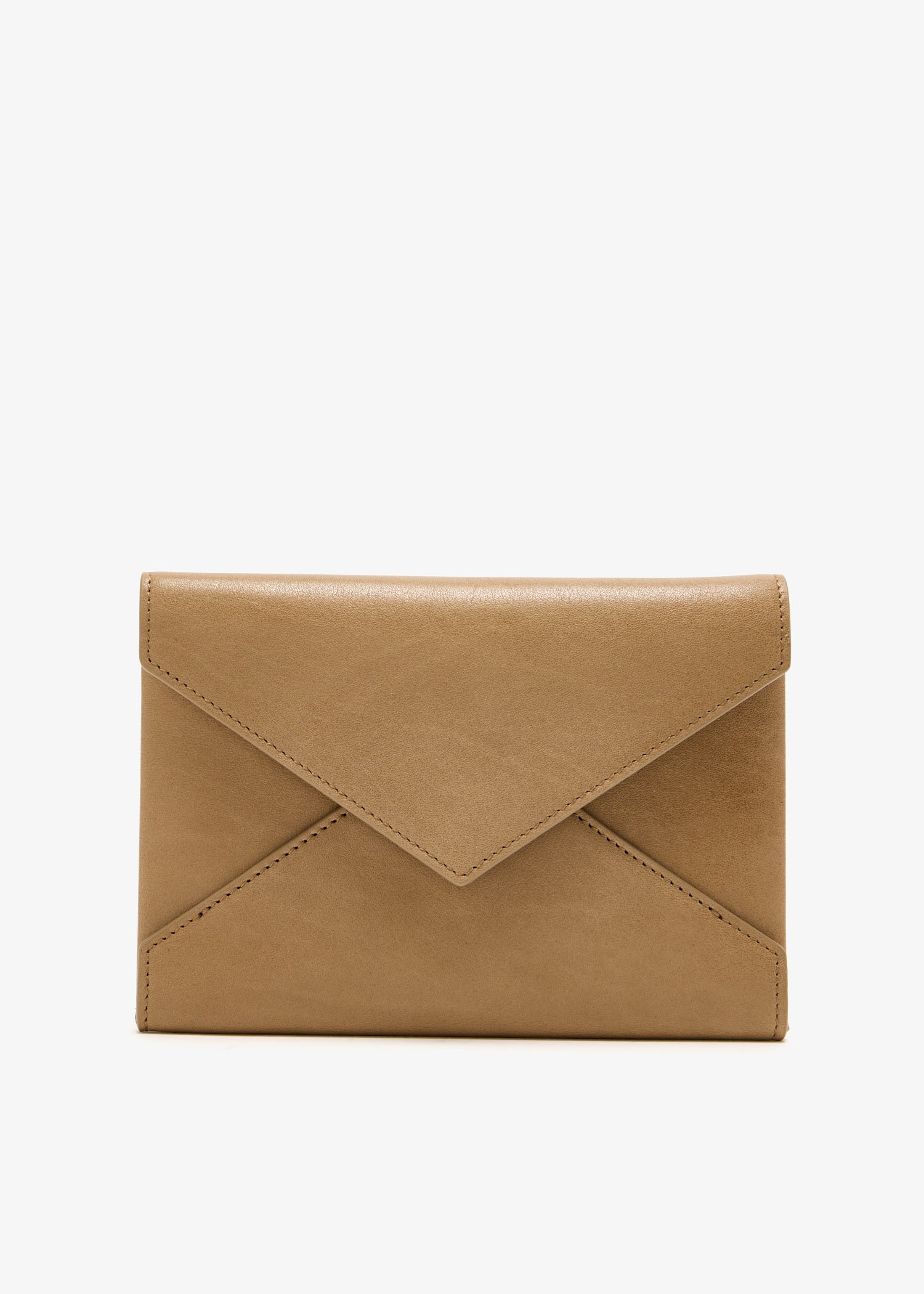 

Letter passport case, Beige