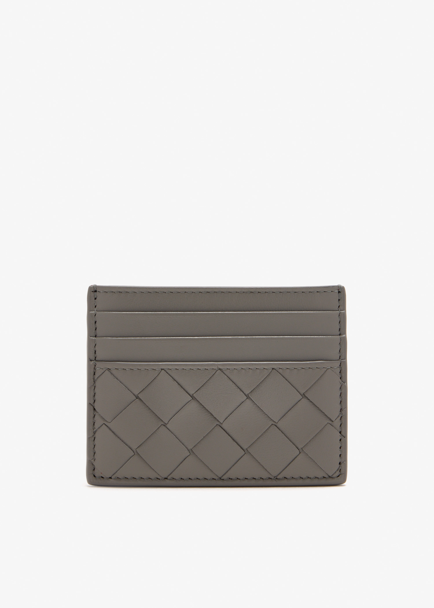 

Intrecciato credit card case, Red