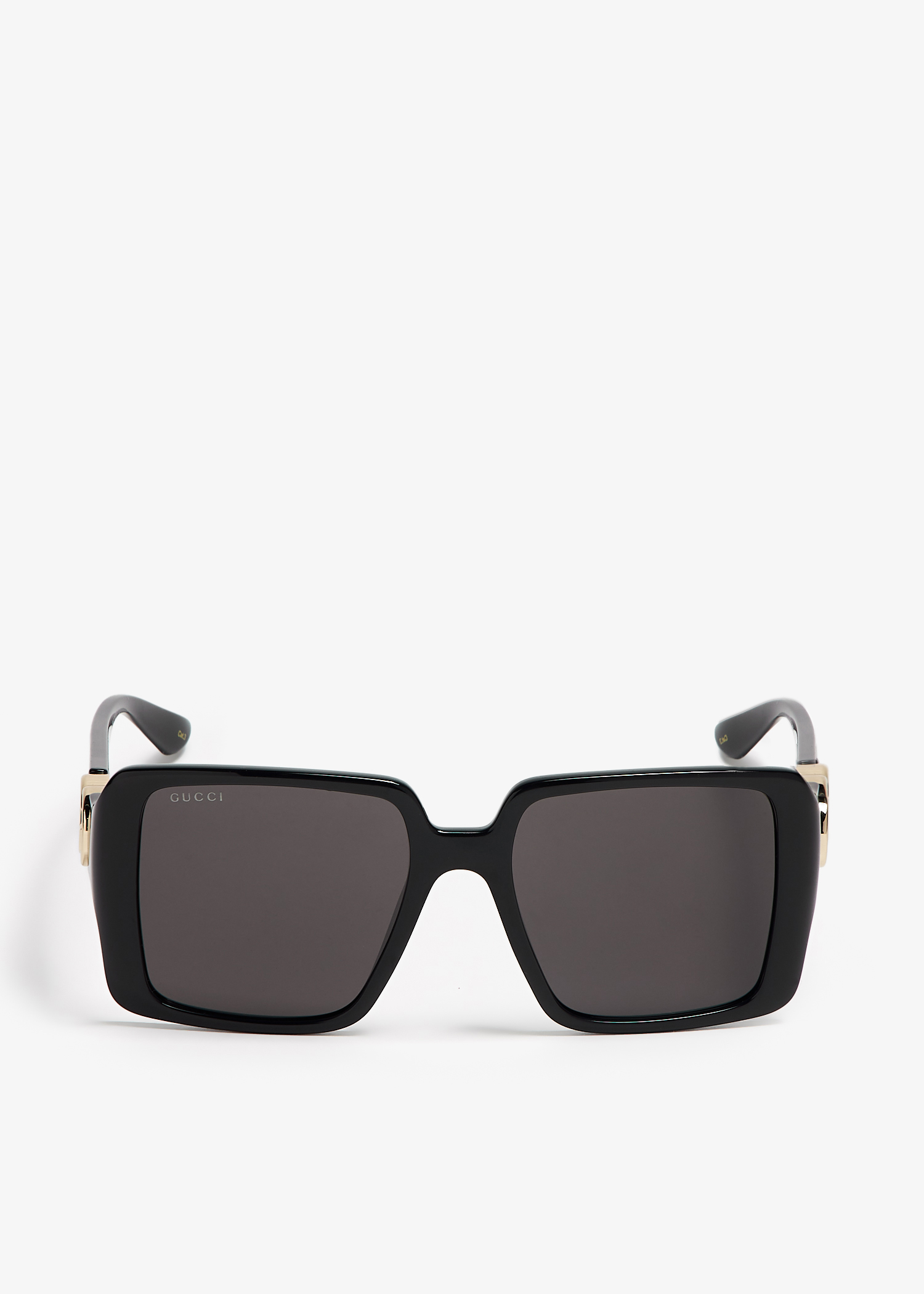 

Square frame sunglasses, Black