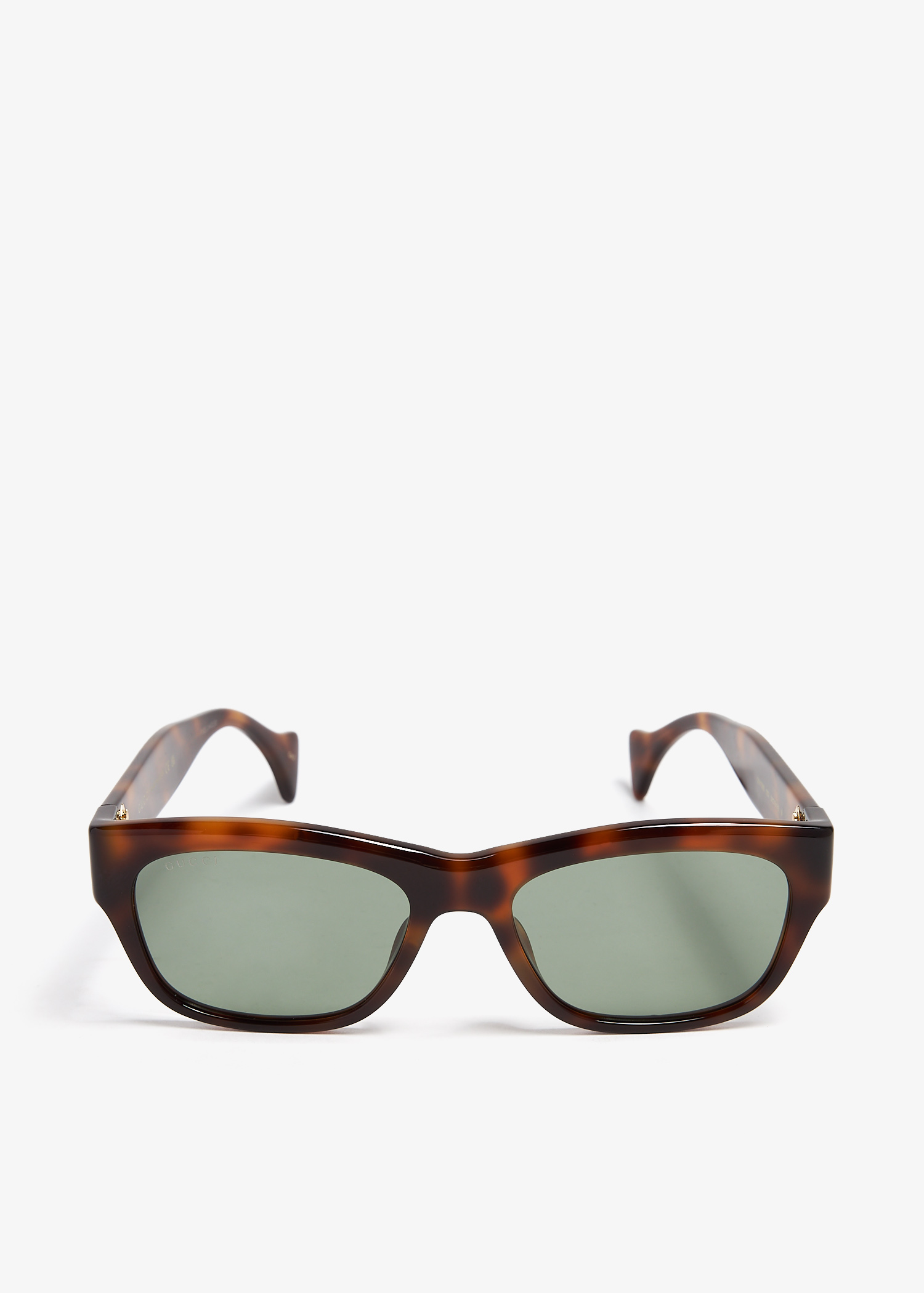 

Rectangular frame sunglasses, Brown
