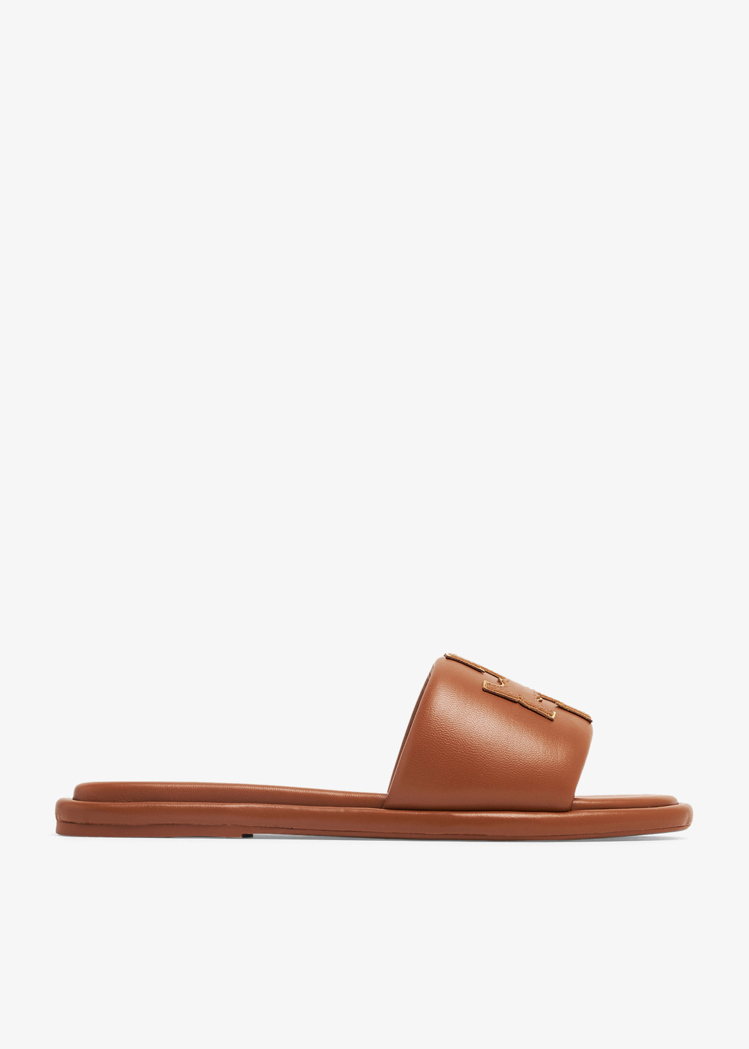 

Double T sport slides, Brown