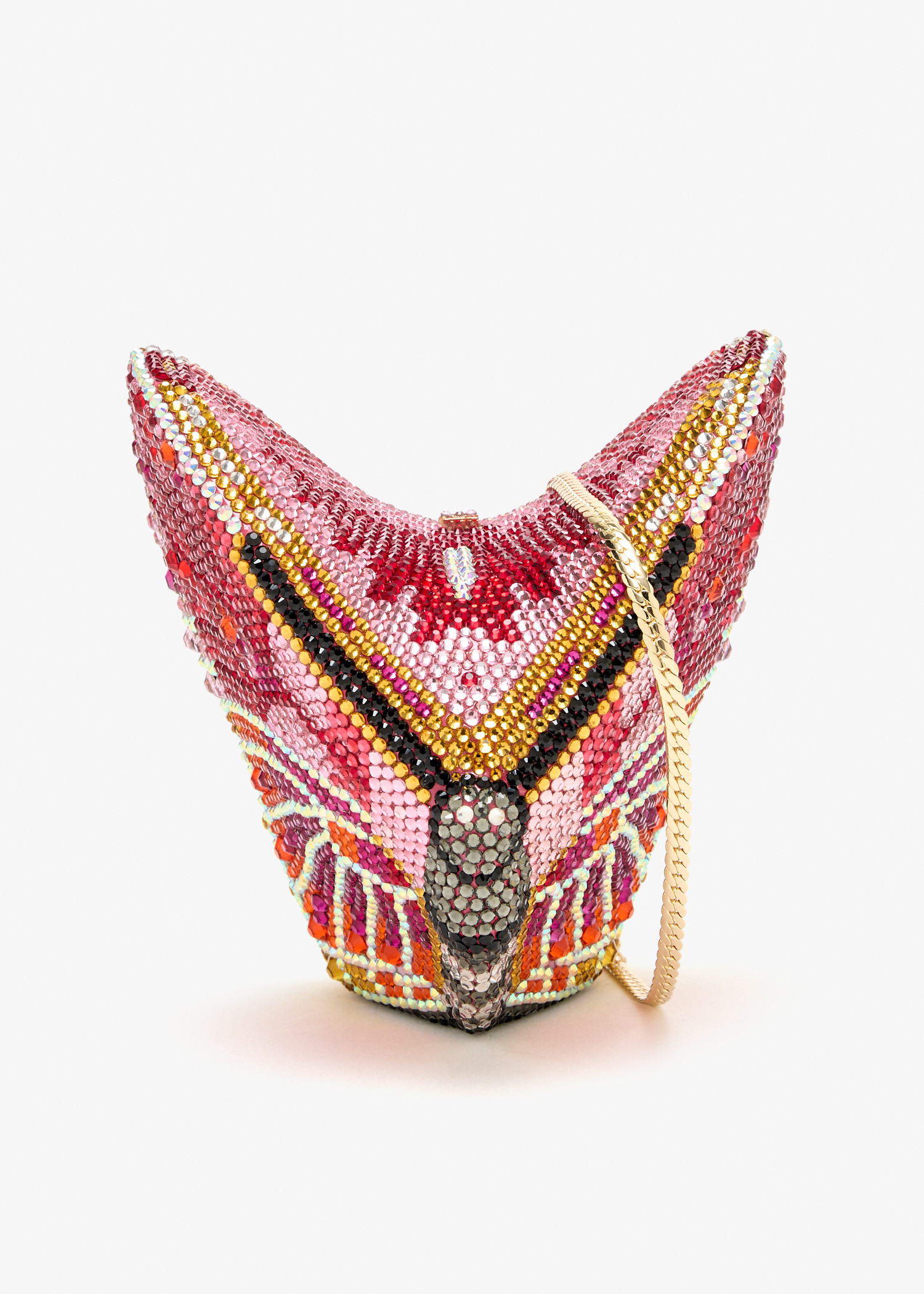 

Paisley Crystal Butterfly clutch, Multicolored