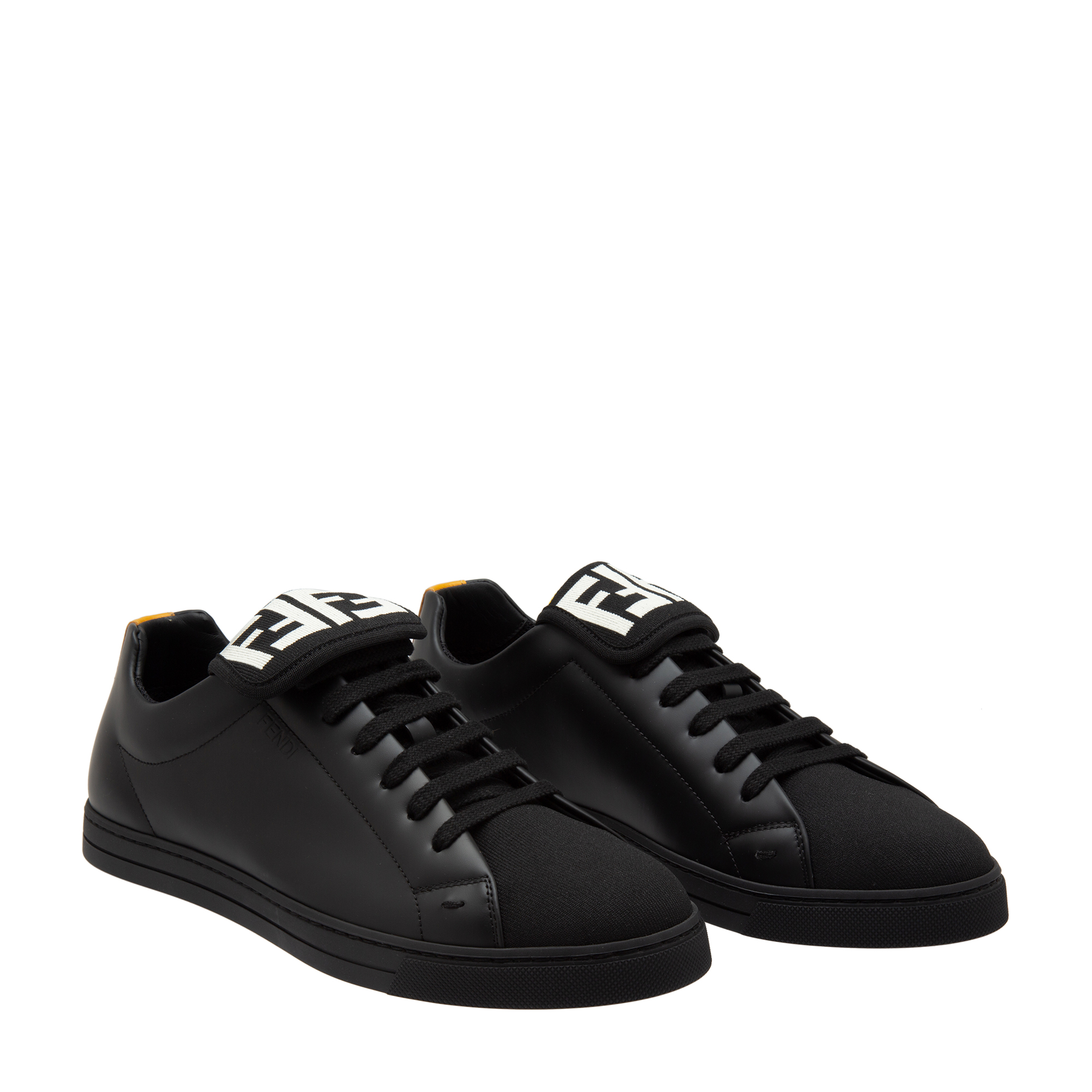 

Leather sneakers, Black