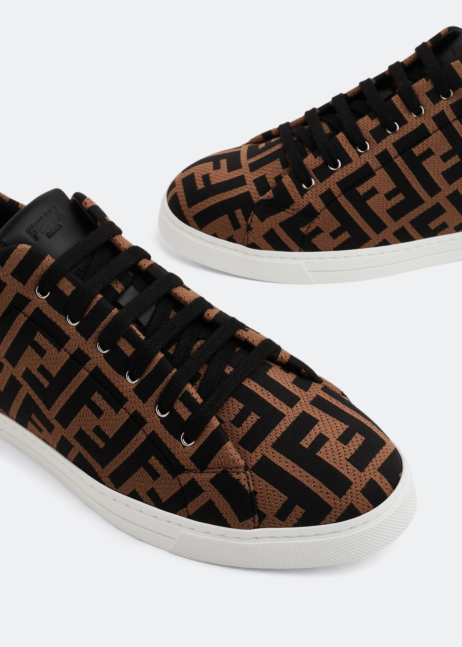 

Tech fabric sneakers, Brown