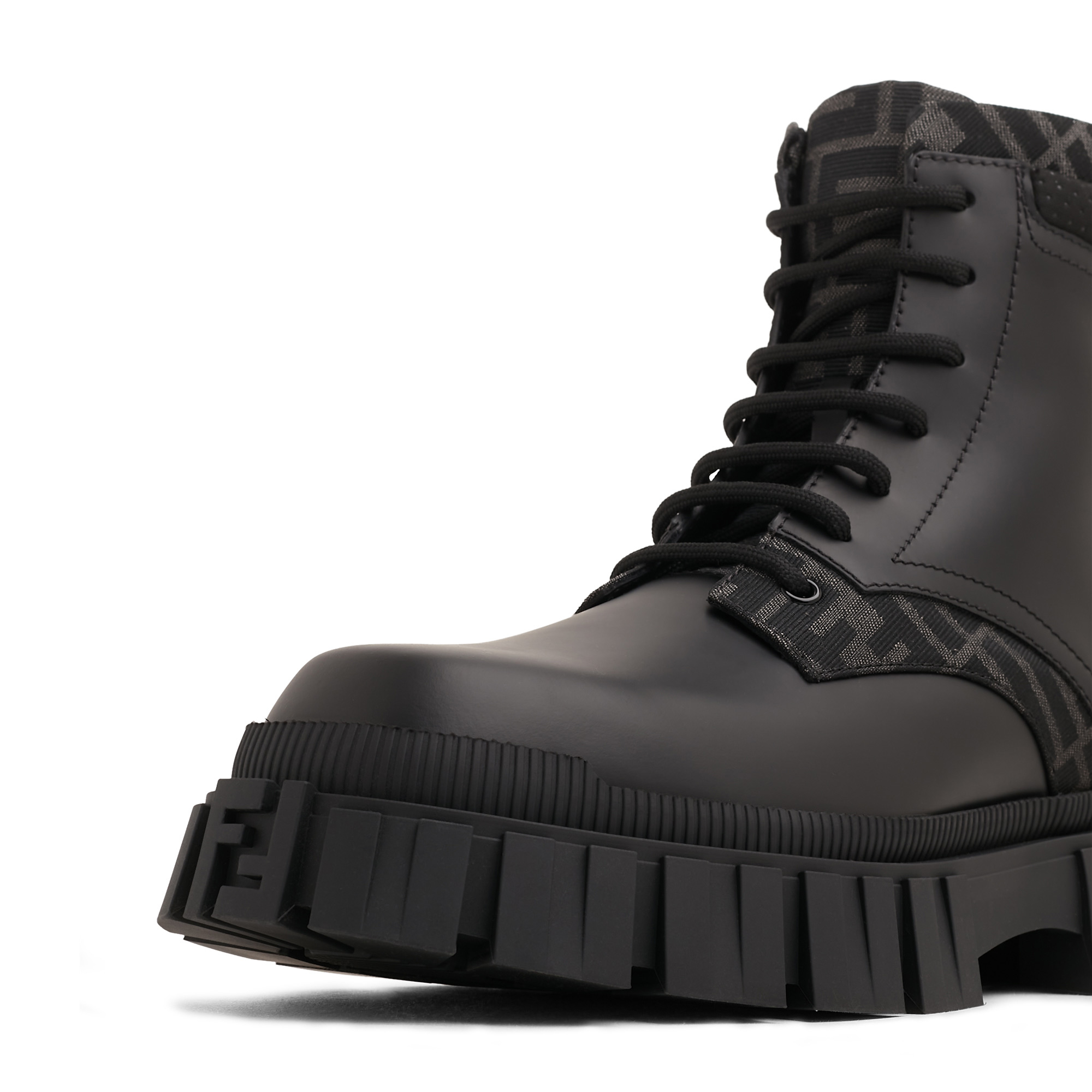 

Force lace-up boots, Black