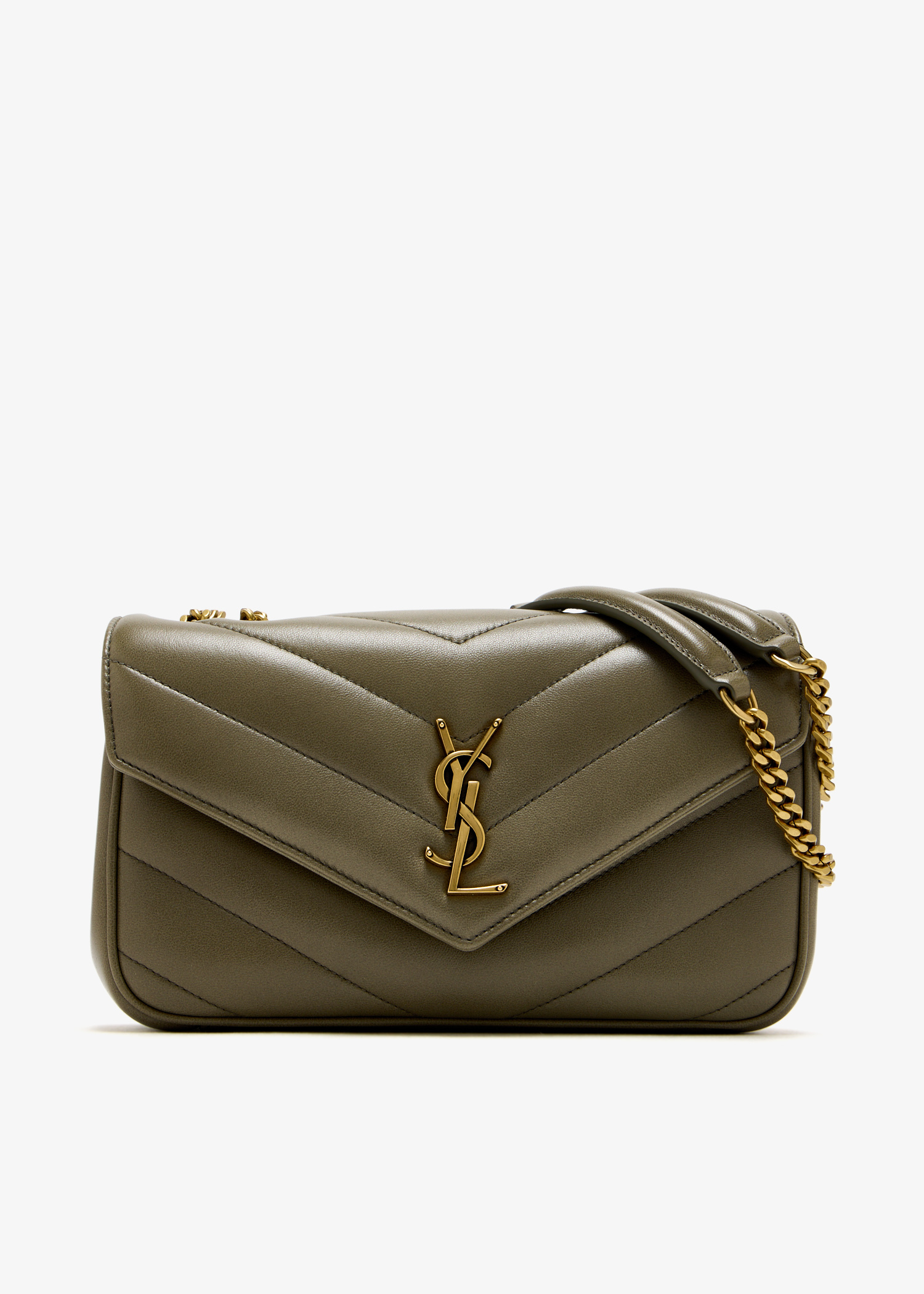 

Loulou small chain bag, Green