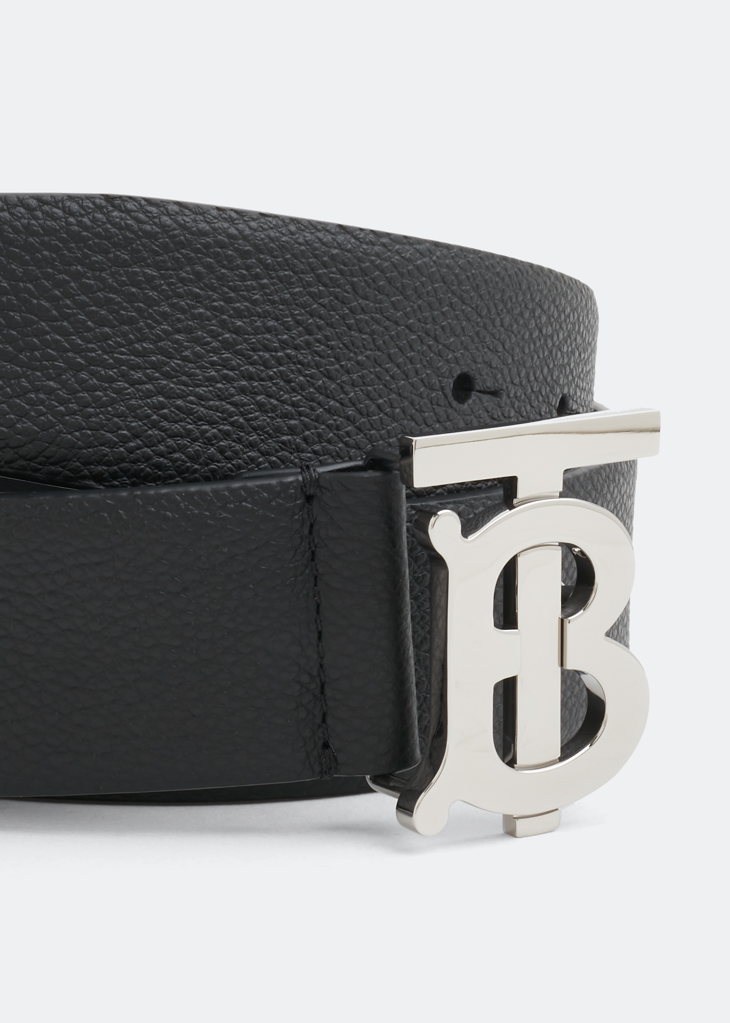 

Logo buckle belt, Black