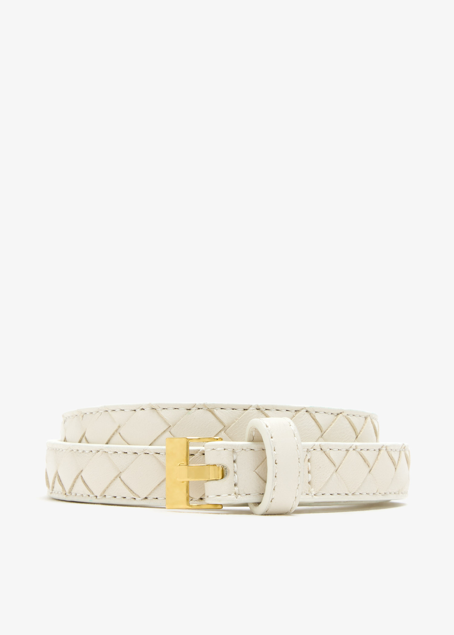 

Thin Watch belt, White