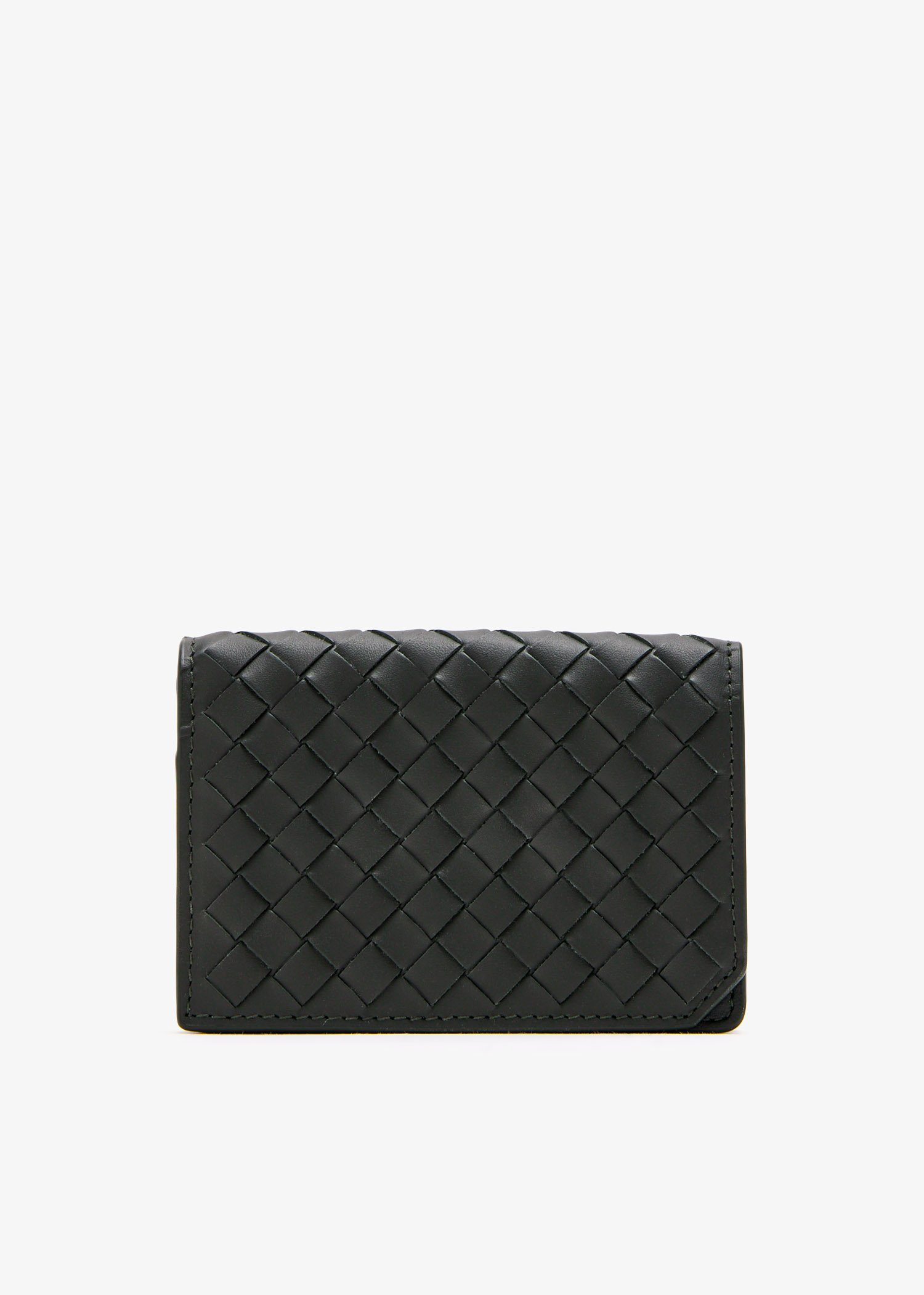 

Intrecciato Piccolo business card case, Khaki