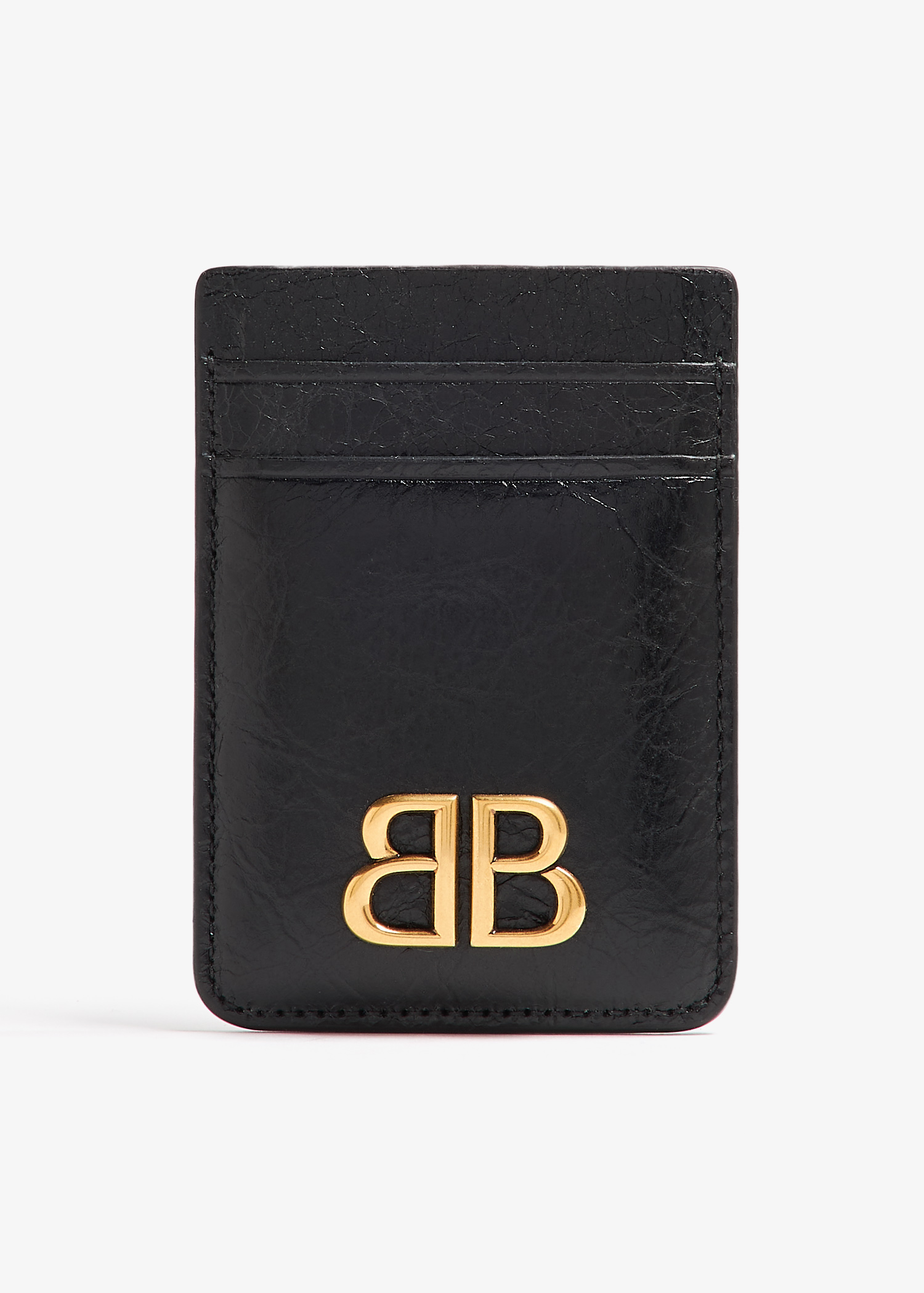 

Monaco magnetic card holder, Black