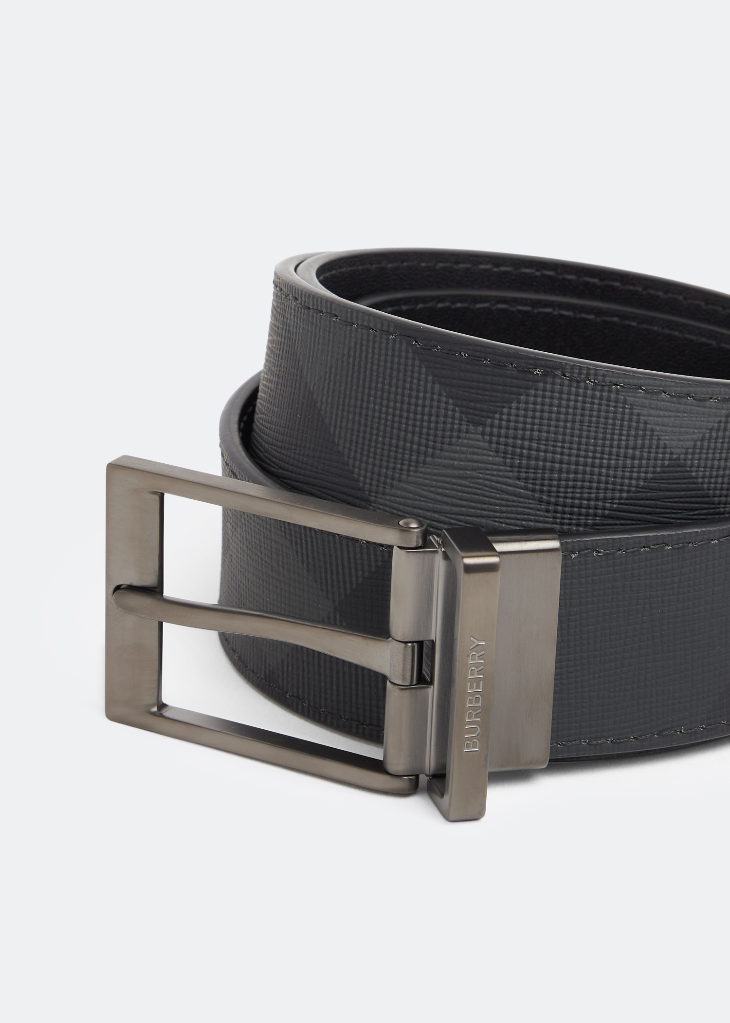 

Check reversible belt, Black
