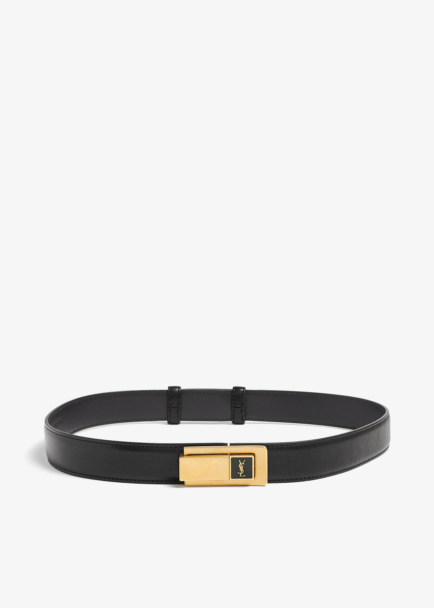 

Charniere buckle belt, Black