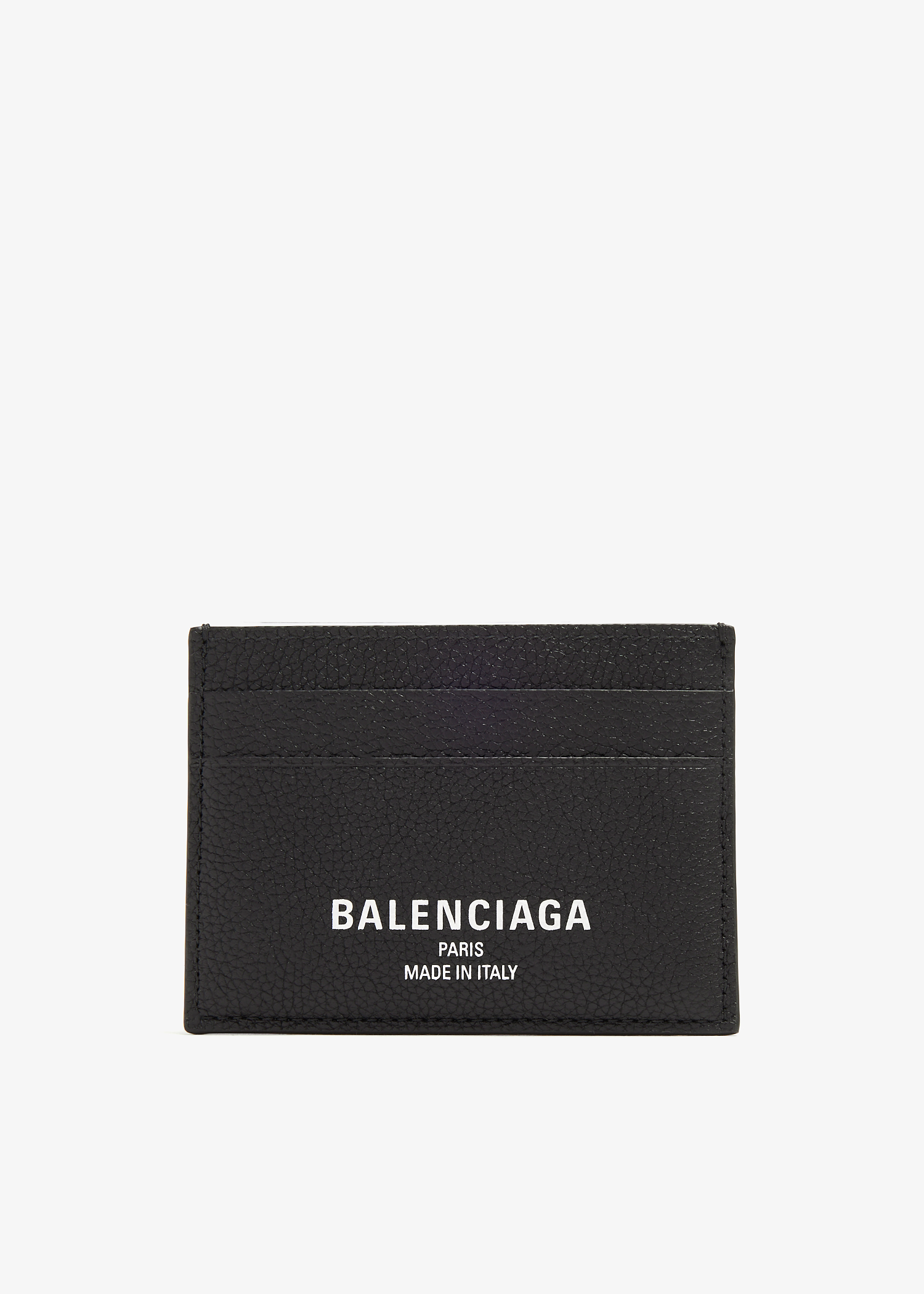 

Leather credit card holder, Black