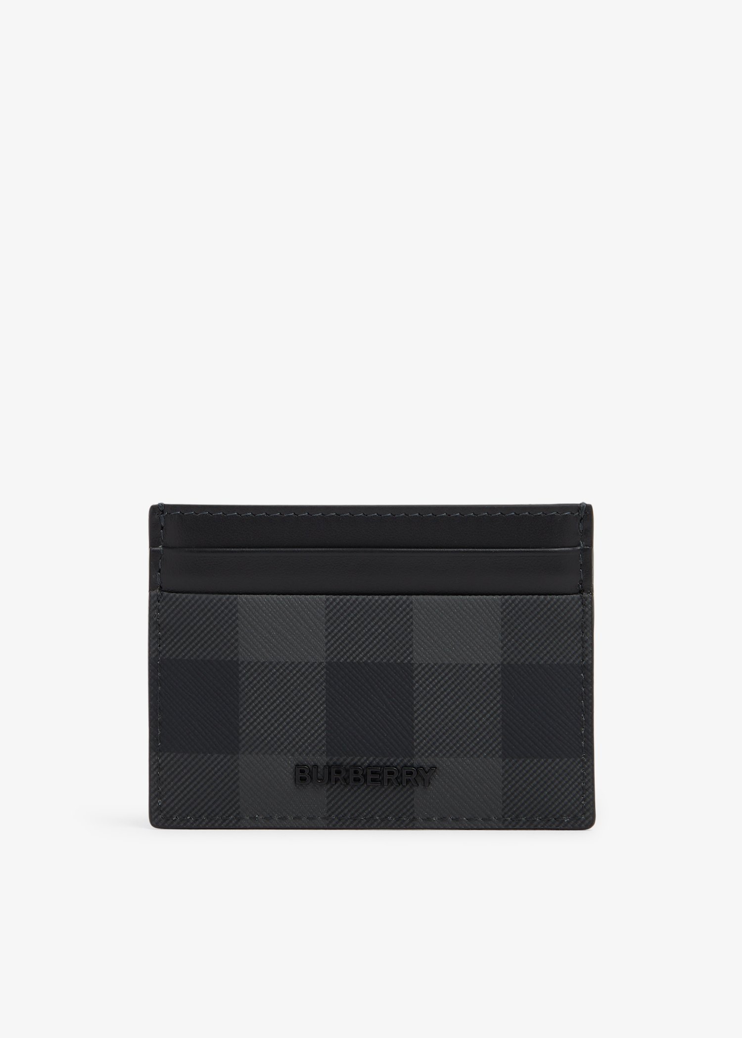 

Sandon Check card holder, Black