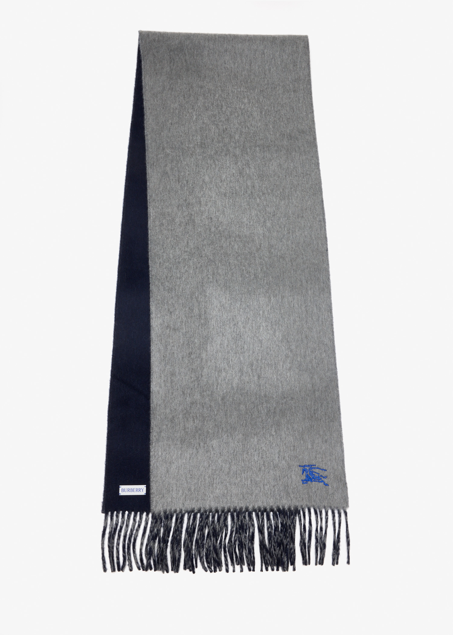 

Reversible cashmere scarf, Grey