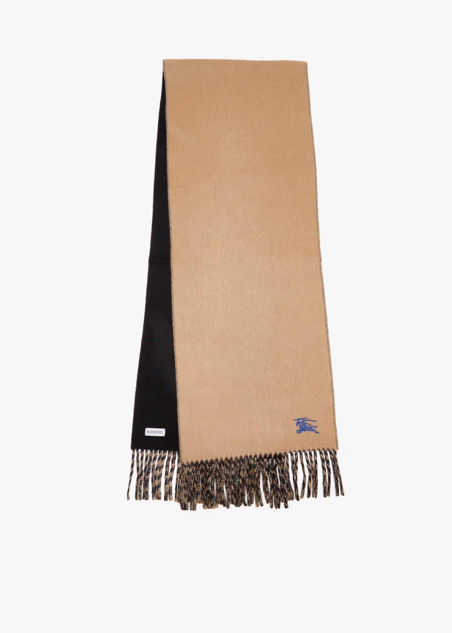

Reversible cashmere scarf, Beige