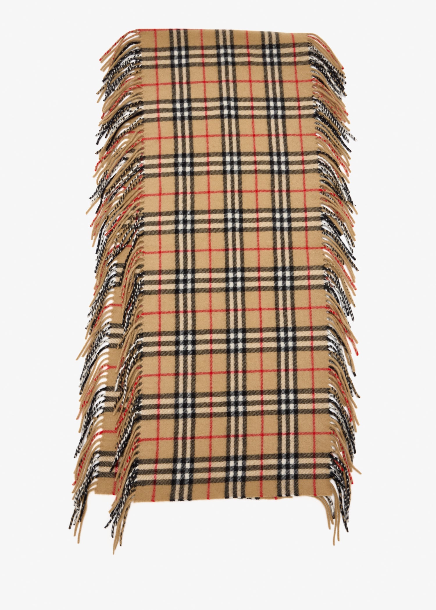 

Check Cashmere Happy scarf, Beige