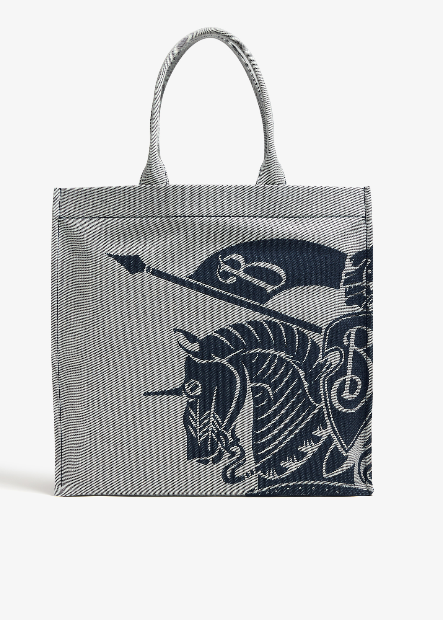 

Equestrian Knight tote bag, White