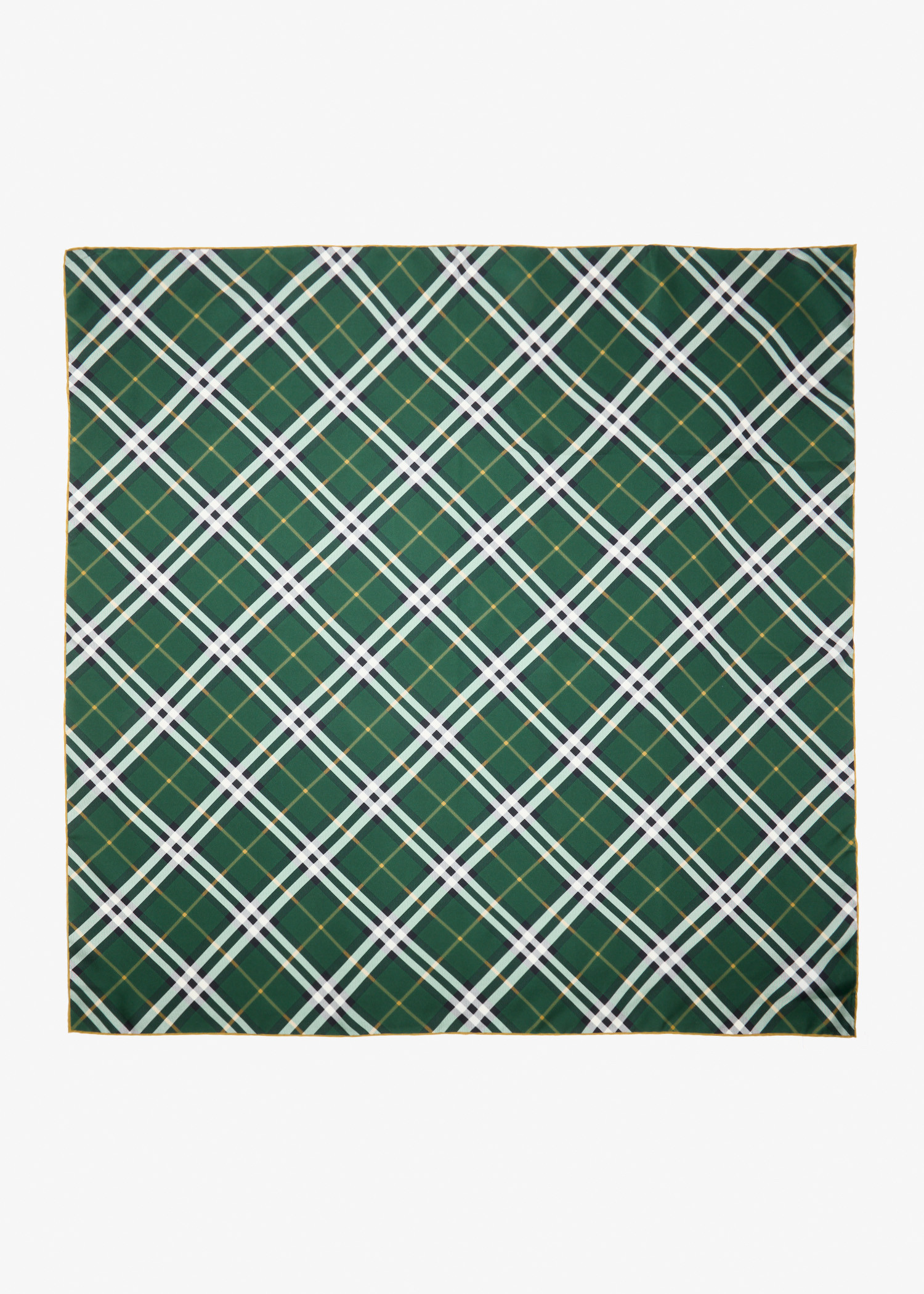 

Check Silk scarf, Printed