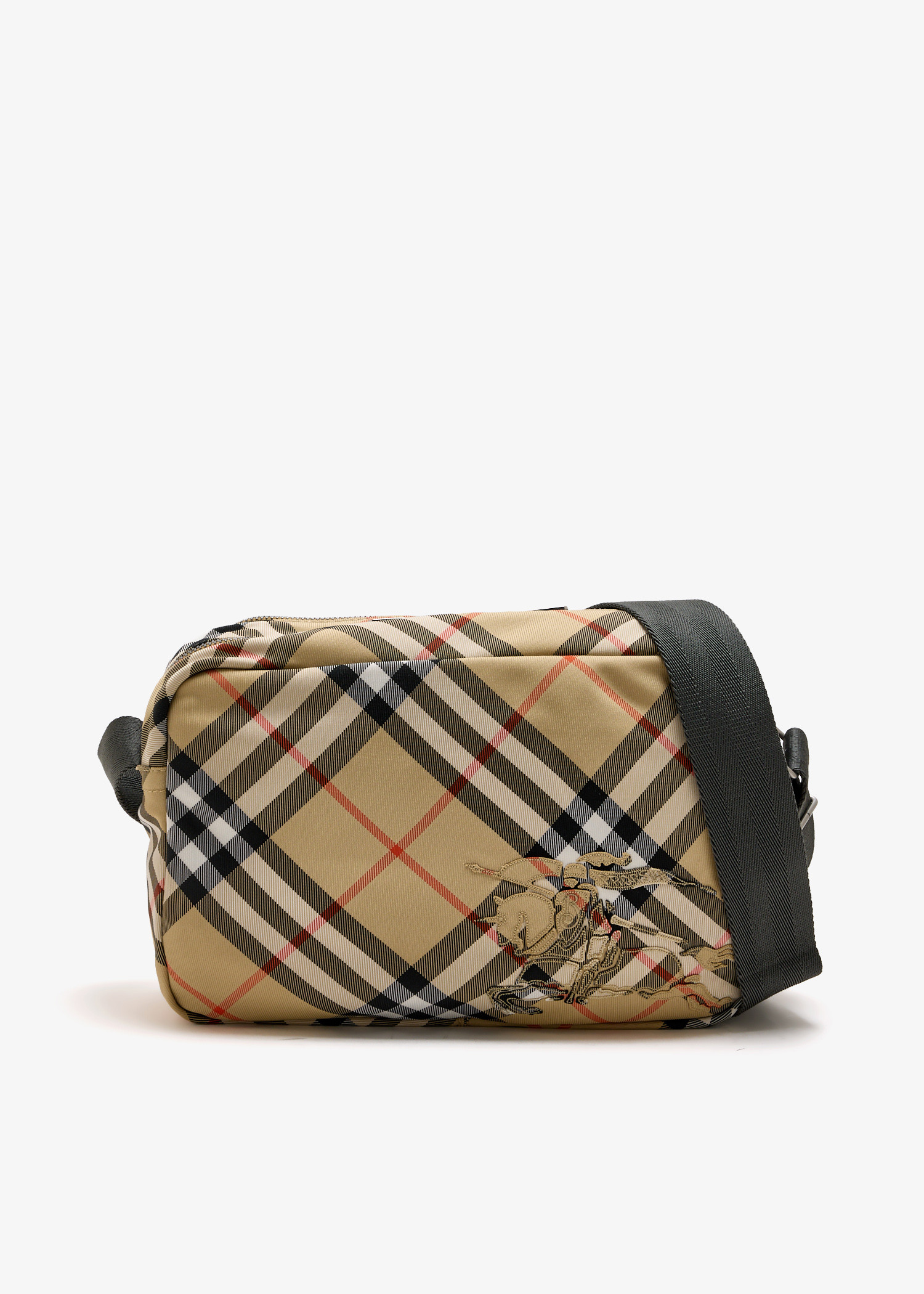 

Check crossbody bag, Beige