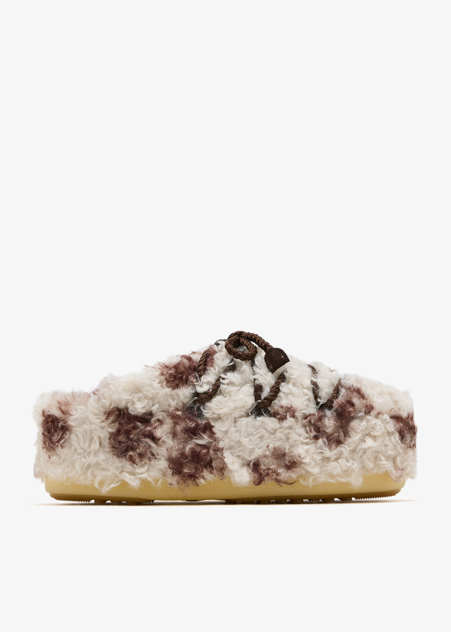 

EVX Curly mules, Animal printed