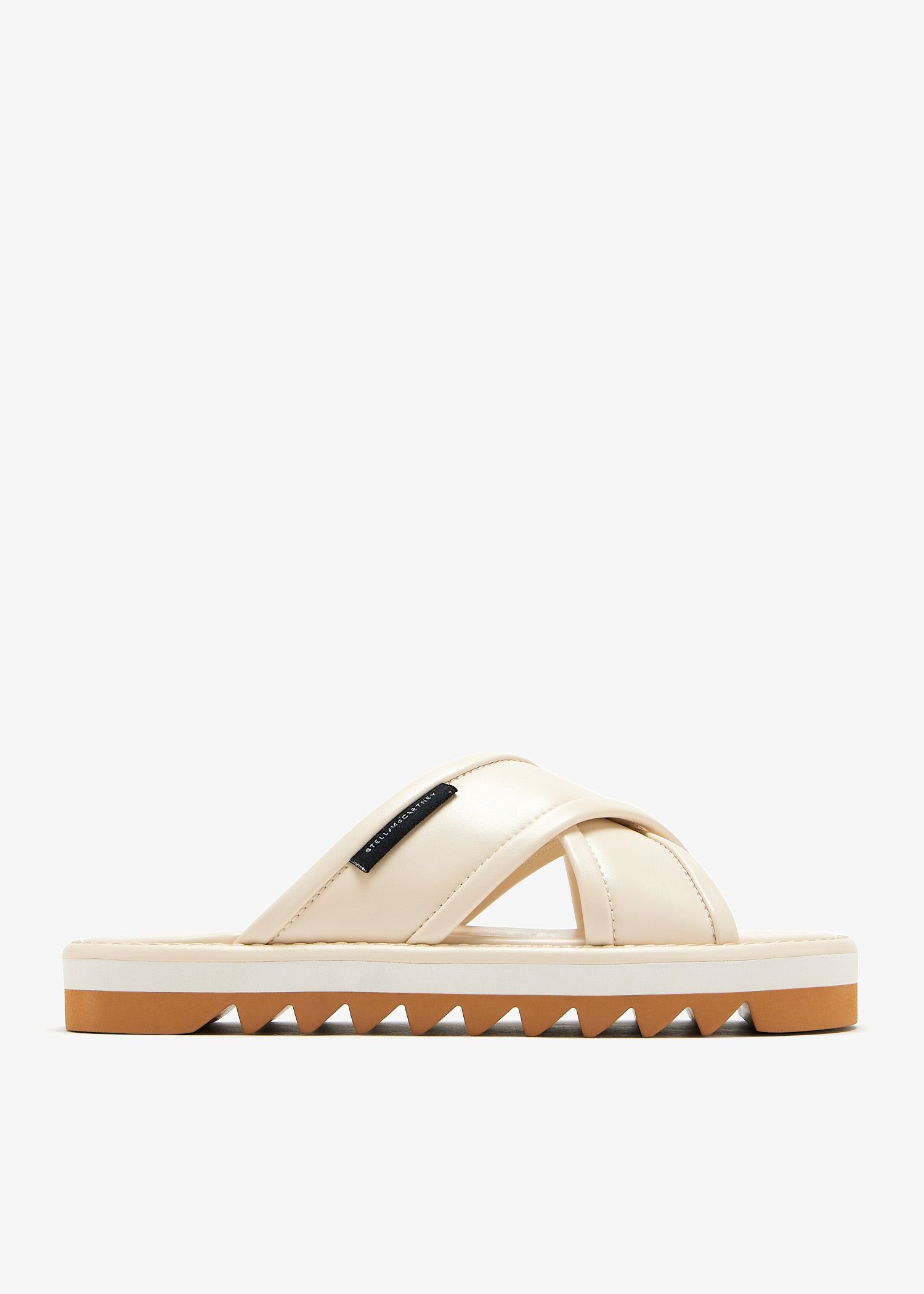 

Sneak-Elyse twisted sandals, Cream