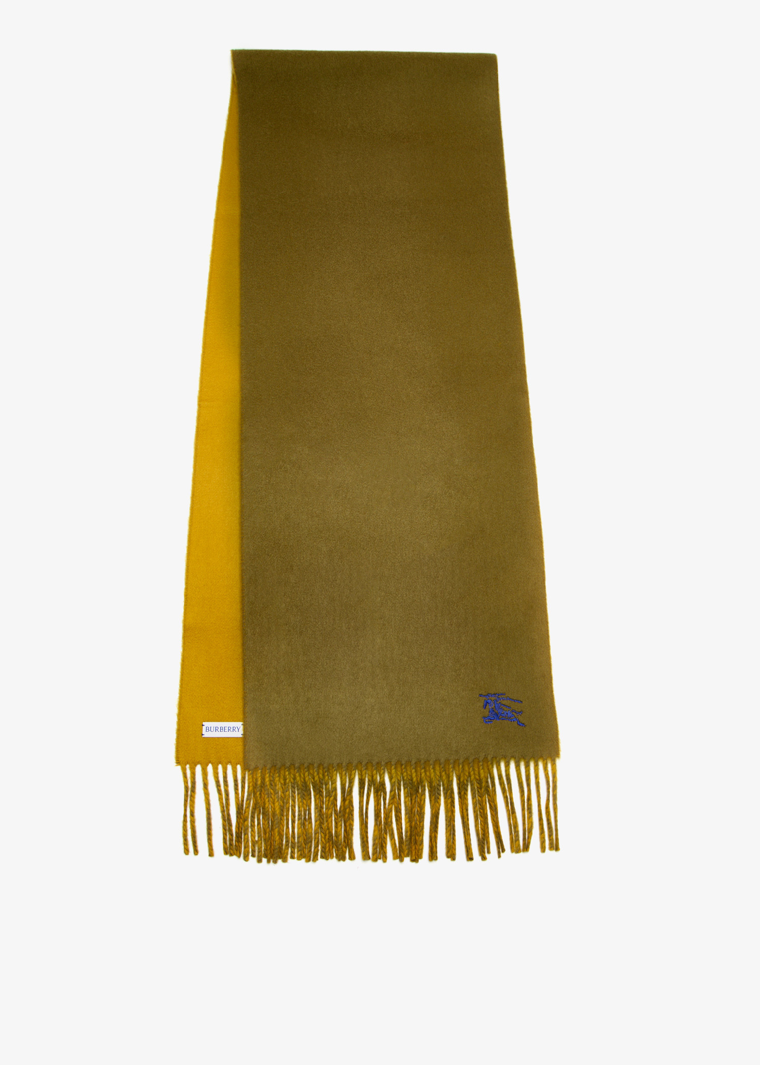 

Reversible cashmere scarf, Khaki