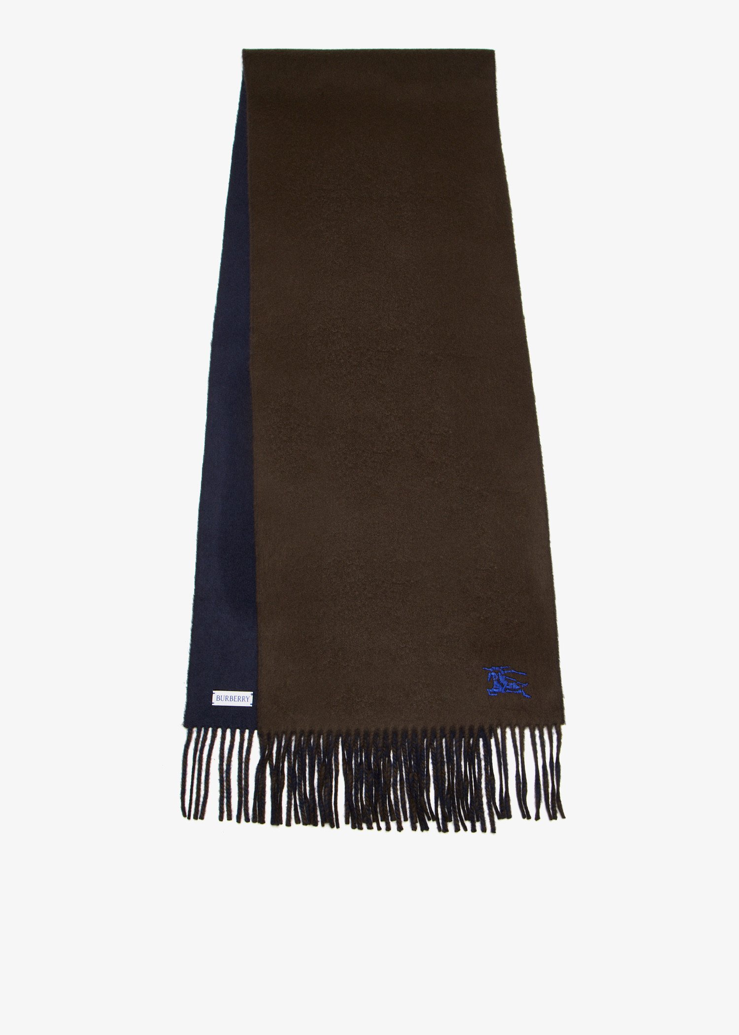 

Reversible cashmere scarf, Brown