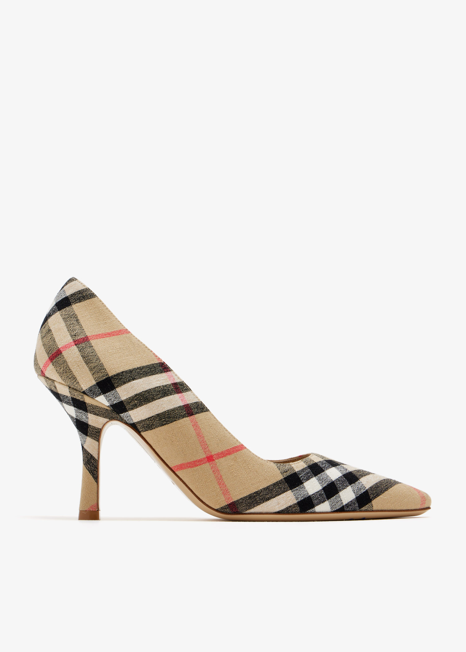 

Check Dame pumps, Printed