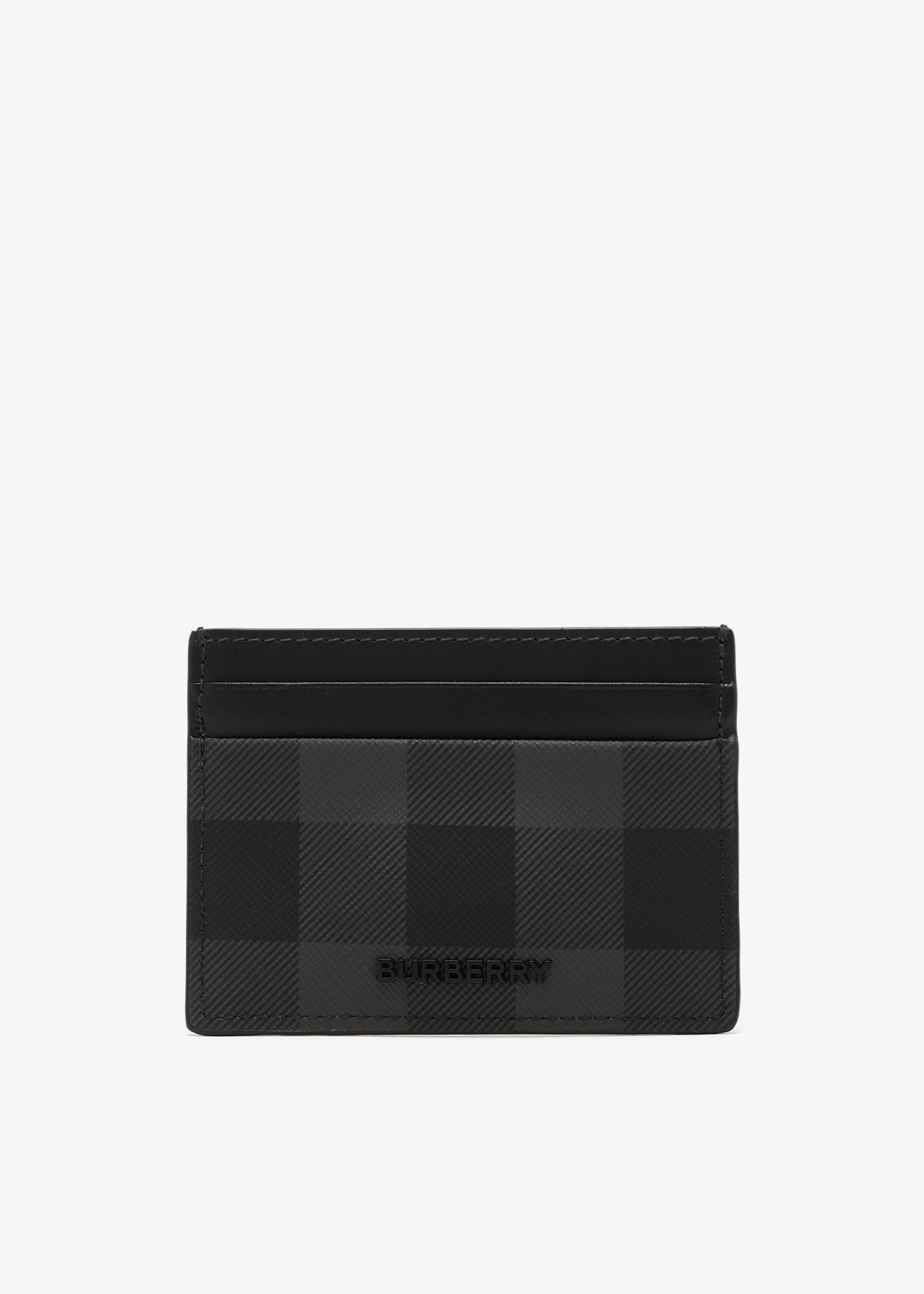 

Check card case, Black