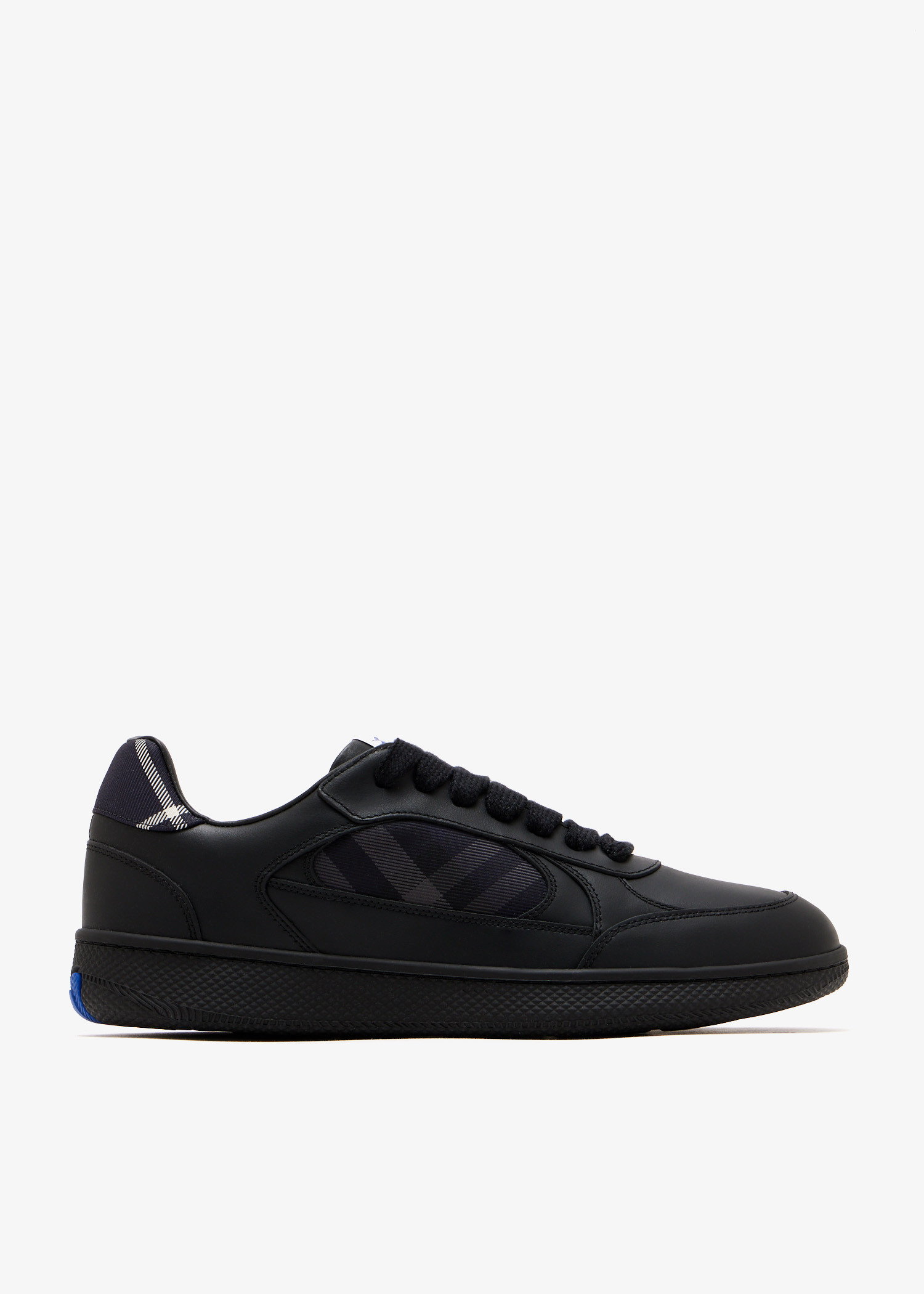 

Check Terrace leather sneakers, Black
