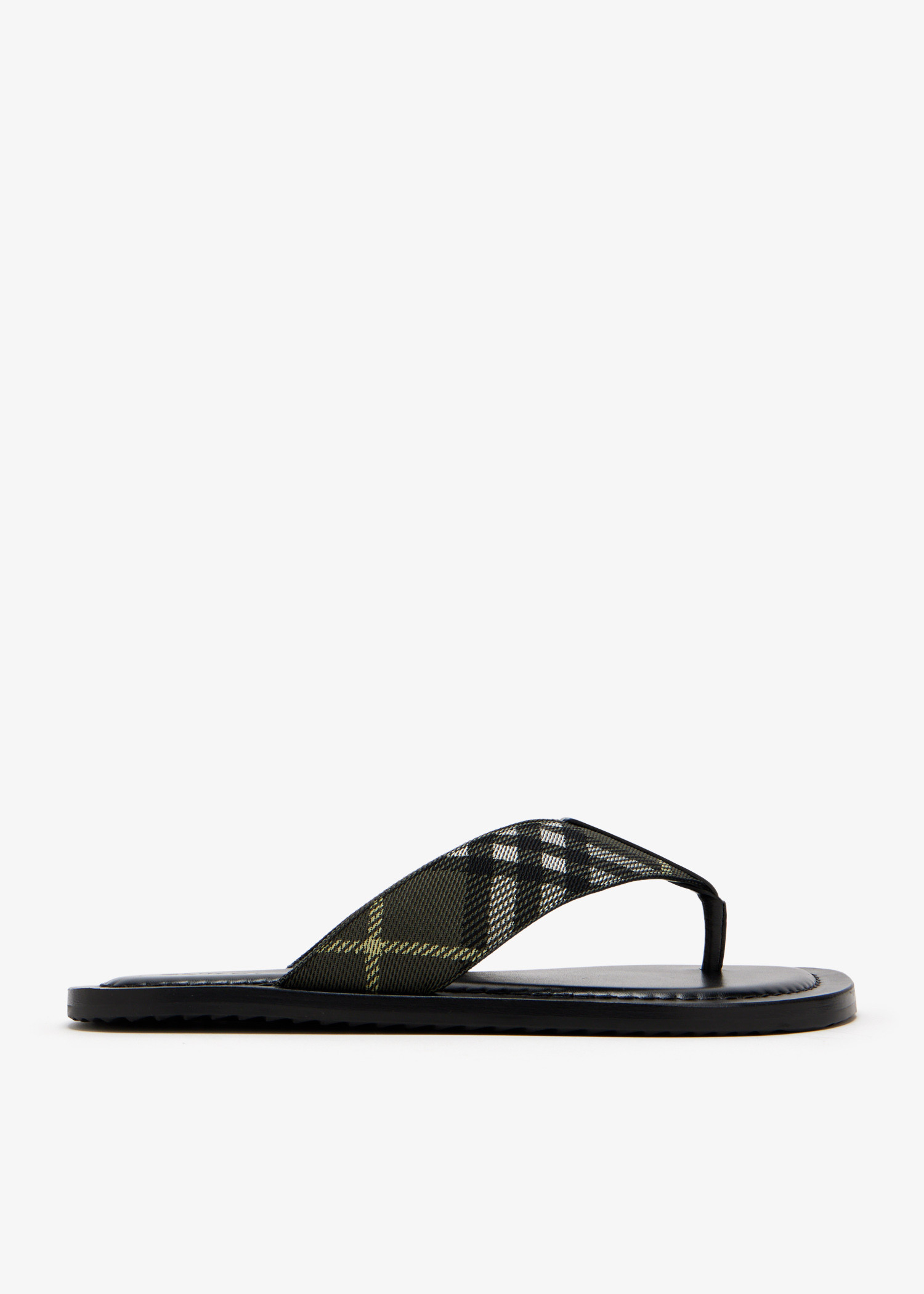 

Check Pavilion sandals, Black