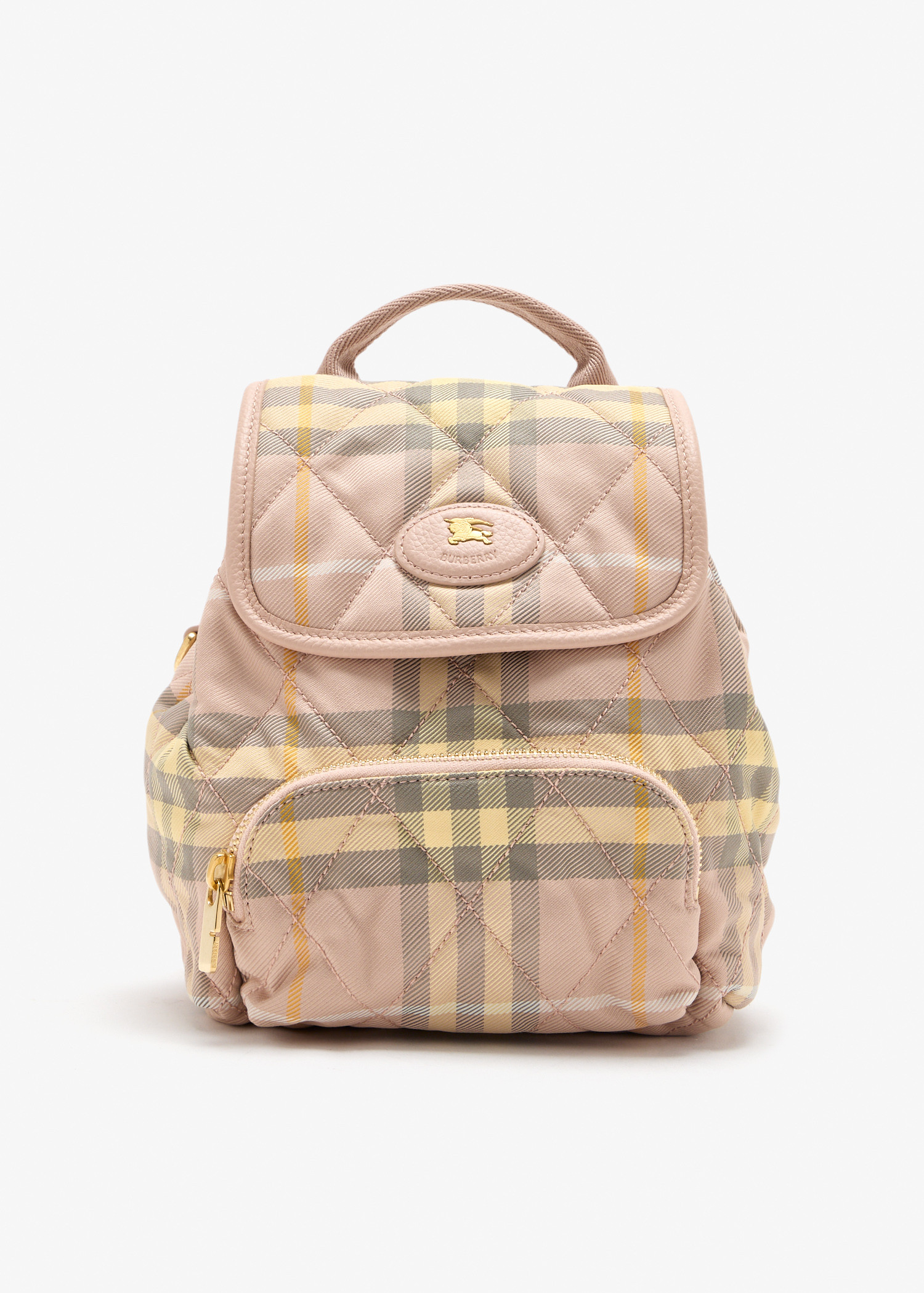 

Mini Horseshoe backpack, Beige