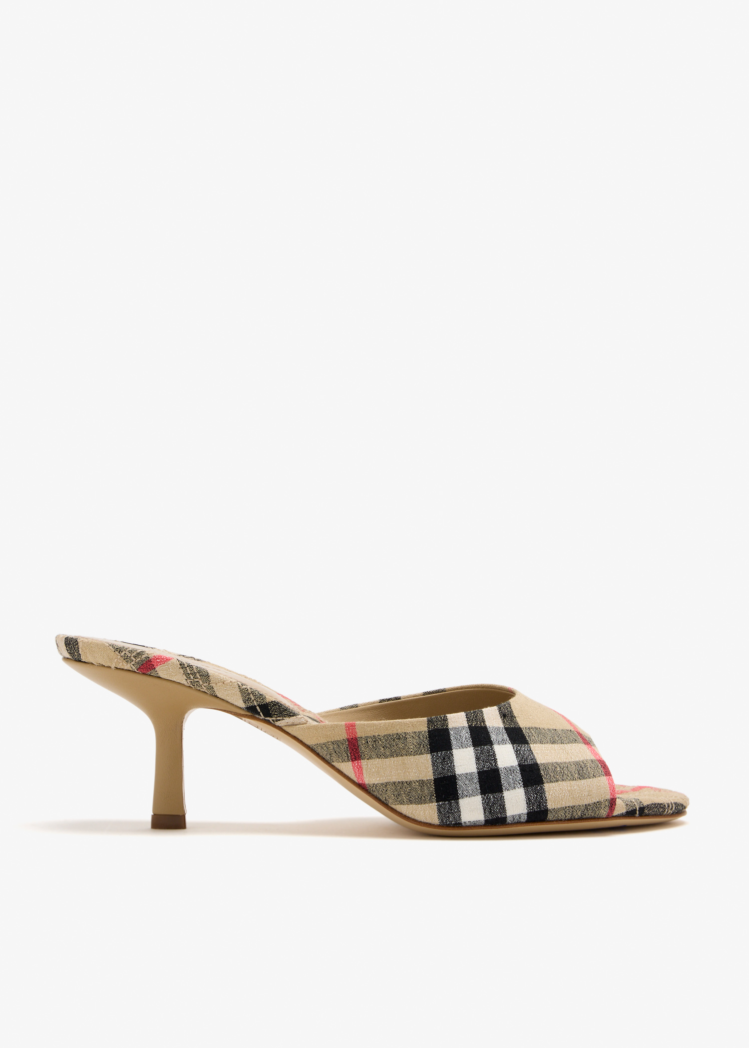 

Check Mews sandals, Printed